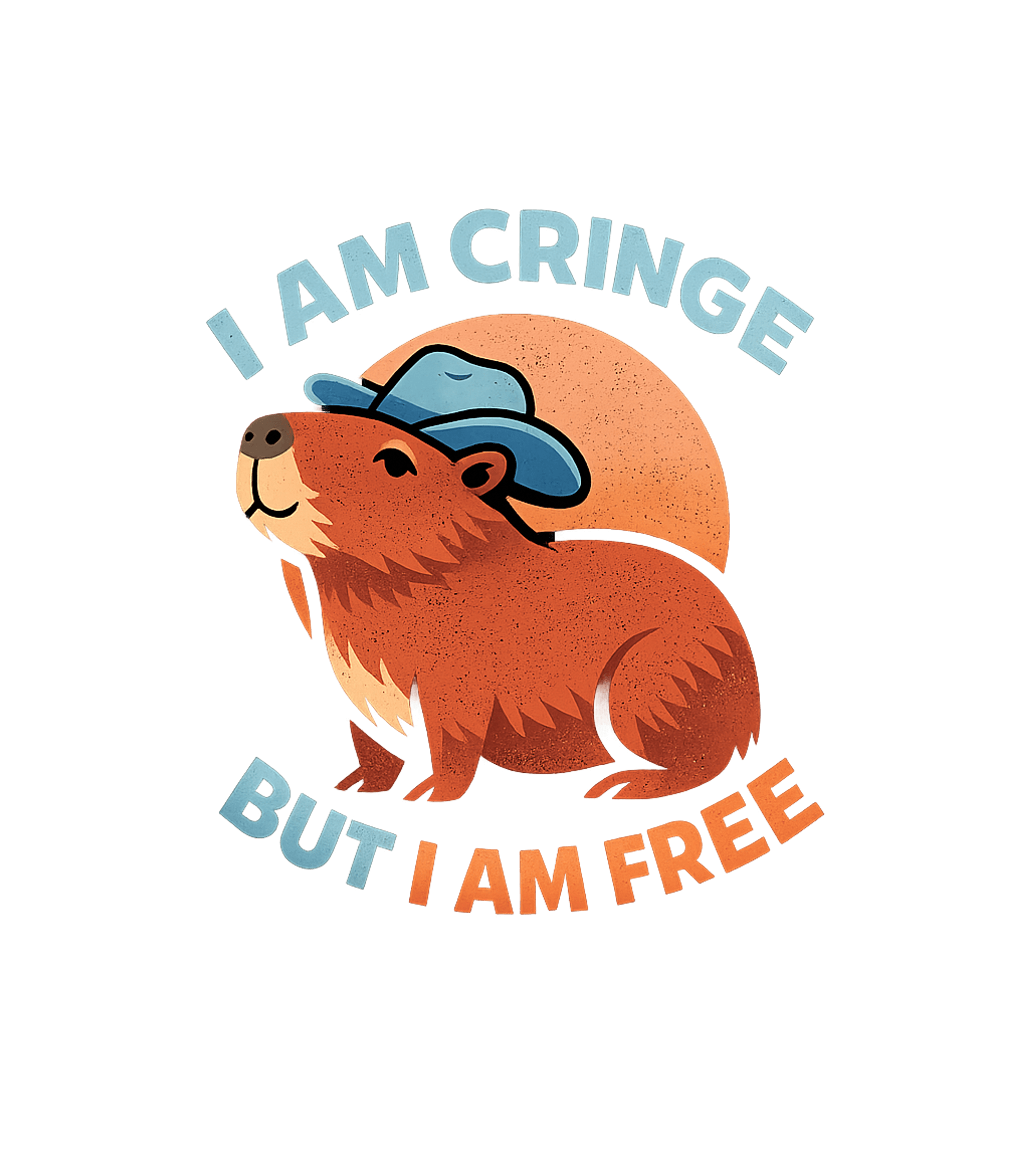 Cringe But Free Capybara Meme Humor Hooded Sweatshirt featuring Embrace your unique self with this humorous graphic featurin – designed by Geoff Brown @ SunFrog Cringe But Free Capybara Meme Humor Hooded Sweatshirt featuring Embrace your unique self with this humorous graphic featurin – designed by Geoff Brown @ SunFrog