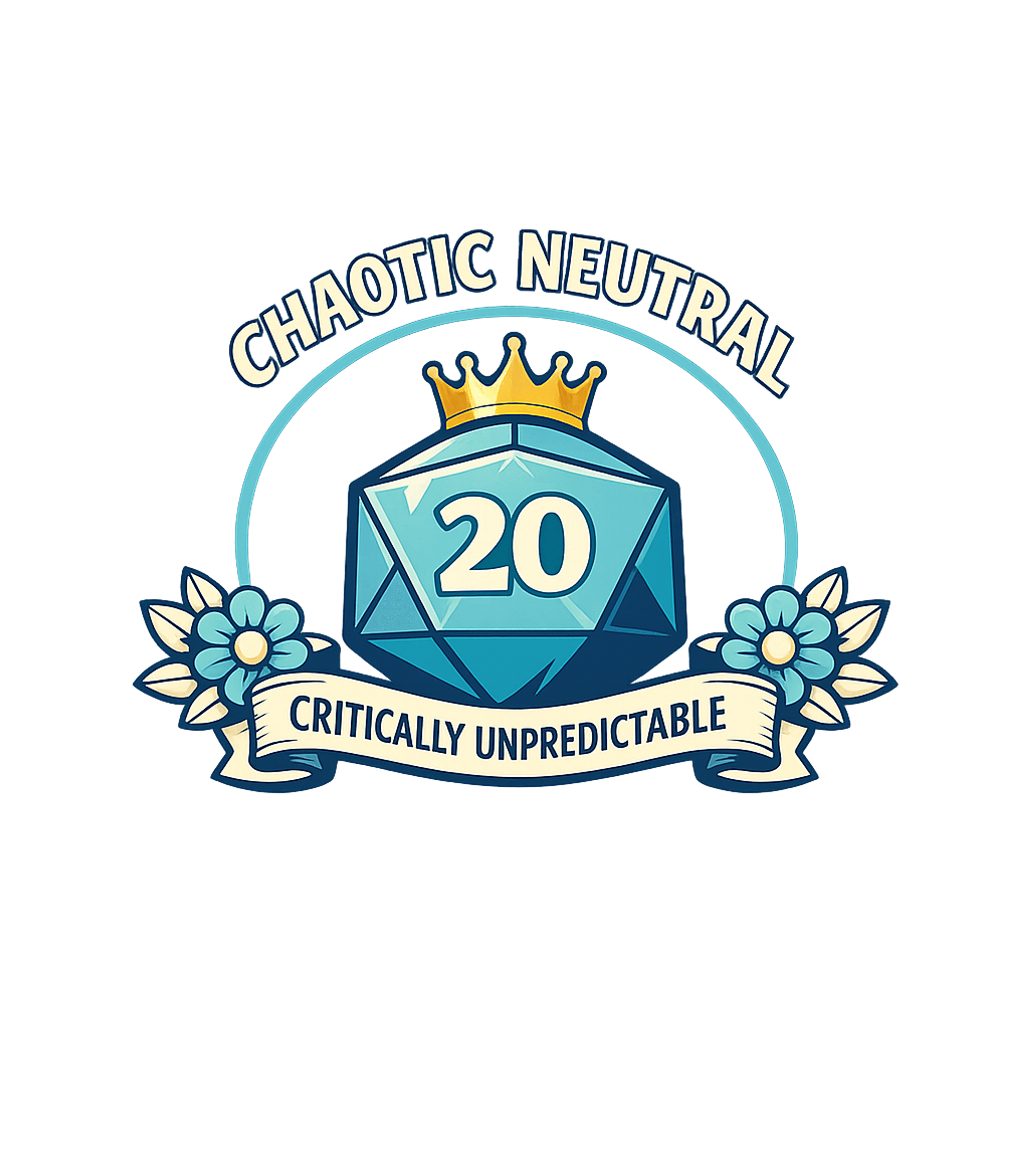 Critically Unpredictable D20 Gaming Crewneck Sweatshirt featuring Embrace your unpredictable side with this fun D20 design, pe – designed by Geoff Brown @ SunFrog Critically Unpredictable D20 Gaming Crewneck Sweatshirt featuring Embrace your unpredictable side with this fun D20 design, pe – designed by Geoff Brown @ SunFrog