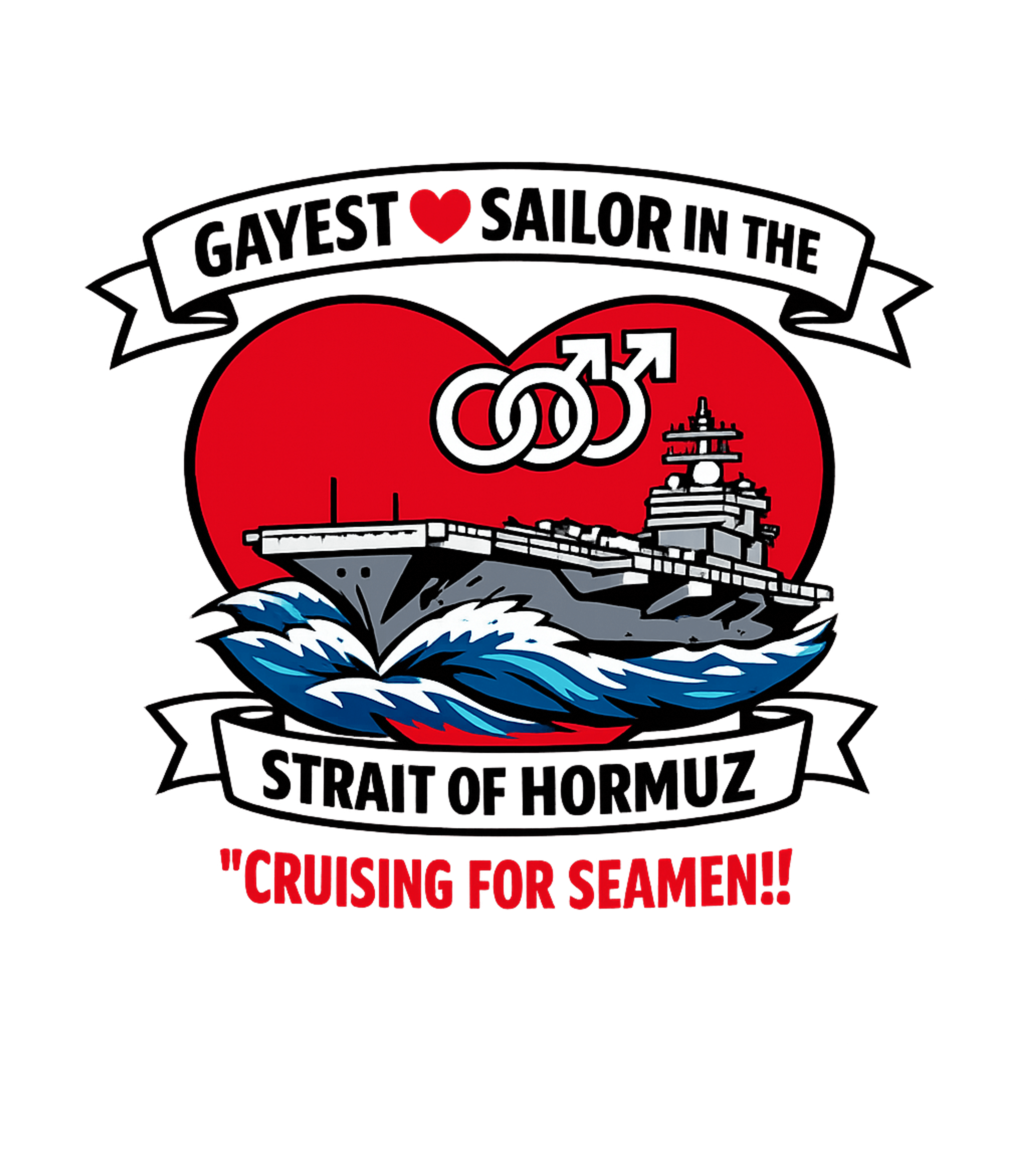 Cruising For Seamen Relationship Humor Premium T-Shirt featuring Show your naval pride with a humorous twist – designed by Geoff Brown @ SunFrog Cruising For Seamen Relationship Humor Premium T-Shirt featuring Show your naval pride with a humorous twist – designed by Geoff Brown @ SunFrog