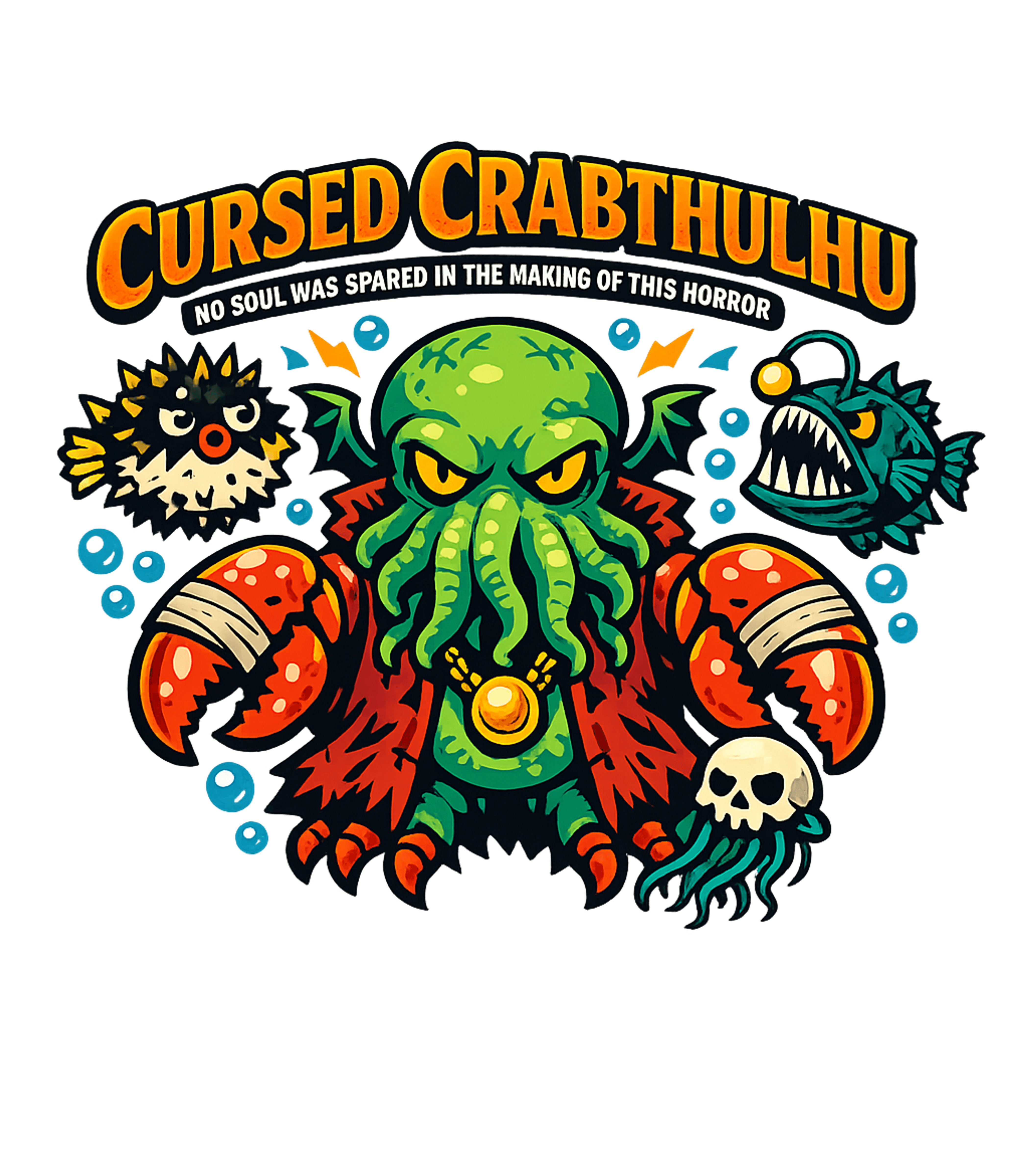 Cursed Crabthulhu Monster Gaming Premium T-Shirt featuring Unleash the deep-sea terror with this vibrant Cursed Crabthu – designed by Geoff Brown @ SunFrog Cursed Crabthulhu Monster Gaming Premium T-Shirt featuring Unleash the deep-sea terror with this vibrant Cursed Crabthu – designed by Geoff Brown @ SunFrog