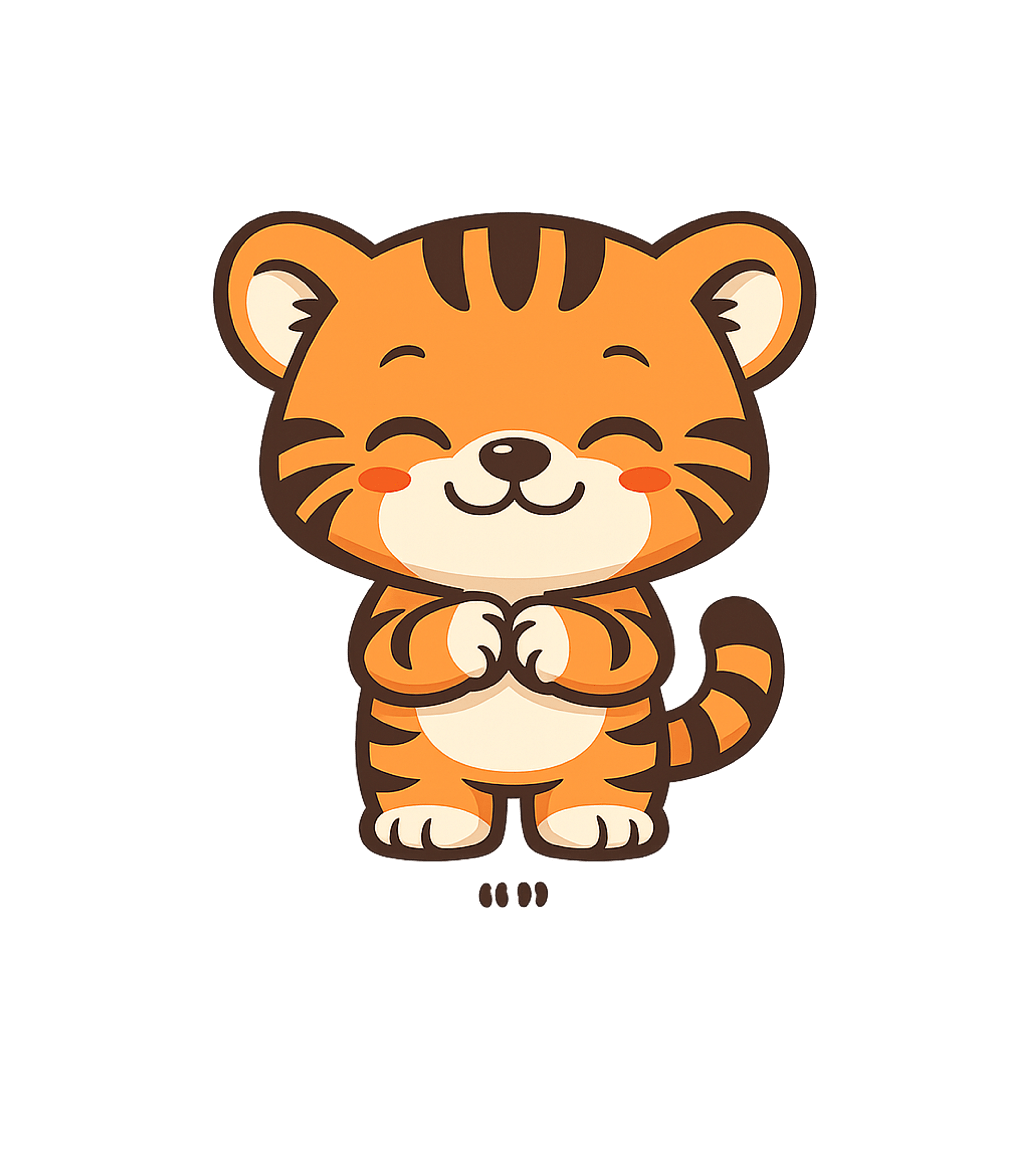 Cute Happy Tiger Wildlife Premium T-Shirt featuring This adorable graphic features a happy, smiling cartoon tige – designed by Geoff Brown @ SunFrog Cute Happy Tiger Wildlife Premium T-Shirt featuring This adorable graphic features a happy, smiling cartoon tige – designed by Geoff Brown @ SunFrog