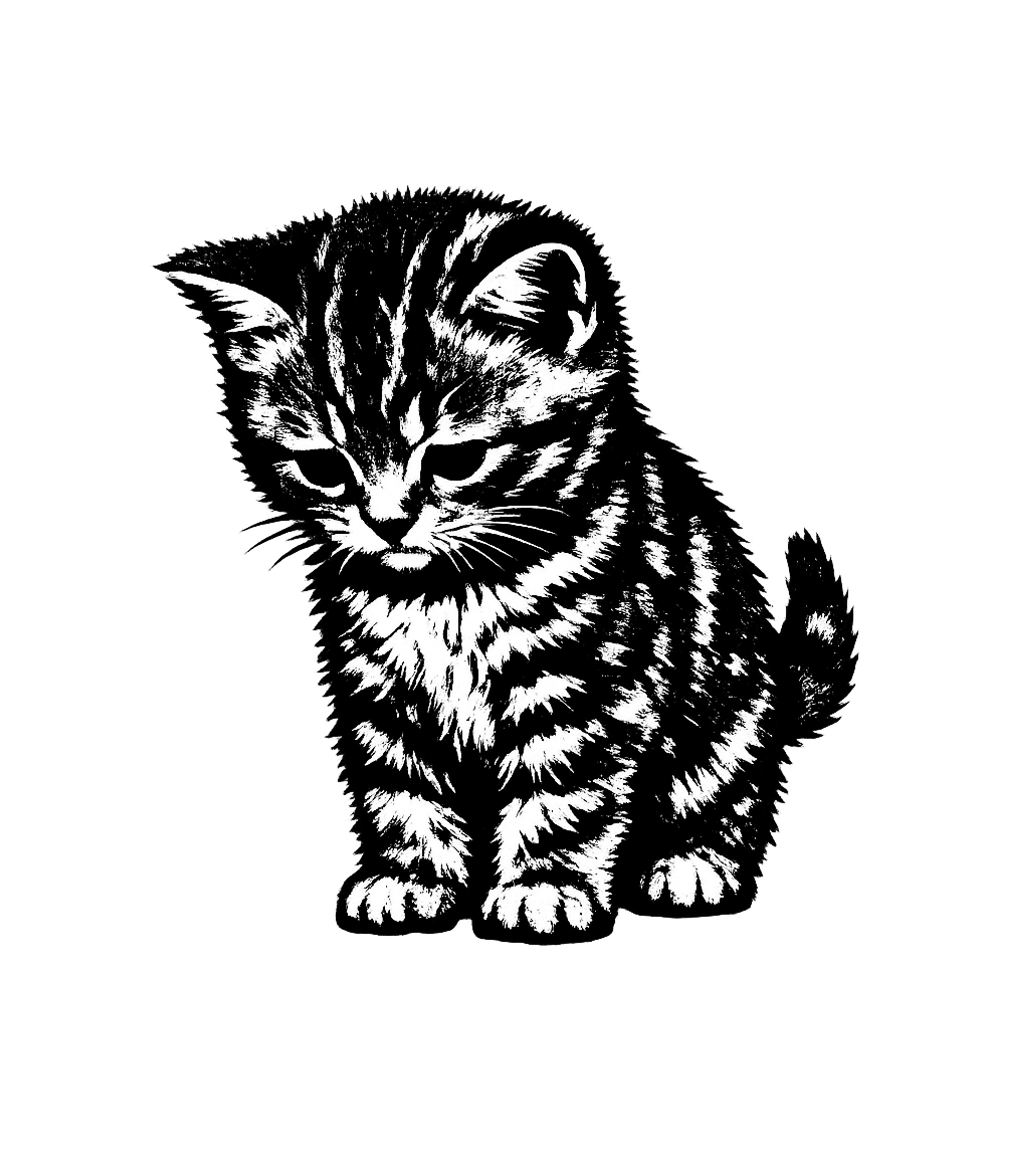 Cute Kitten Illustration Cats Hooded Sweatshirt featuring This adorable black and white illustration features a cute, – designed by Geoff Brown @ SunFrog Cute Kitten Illustration Cats Hooded Sweatshirt featuring This adorable black and white illustration features a cute, – designed by Geoff Brown @ SunFrog