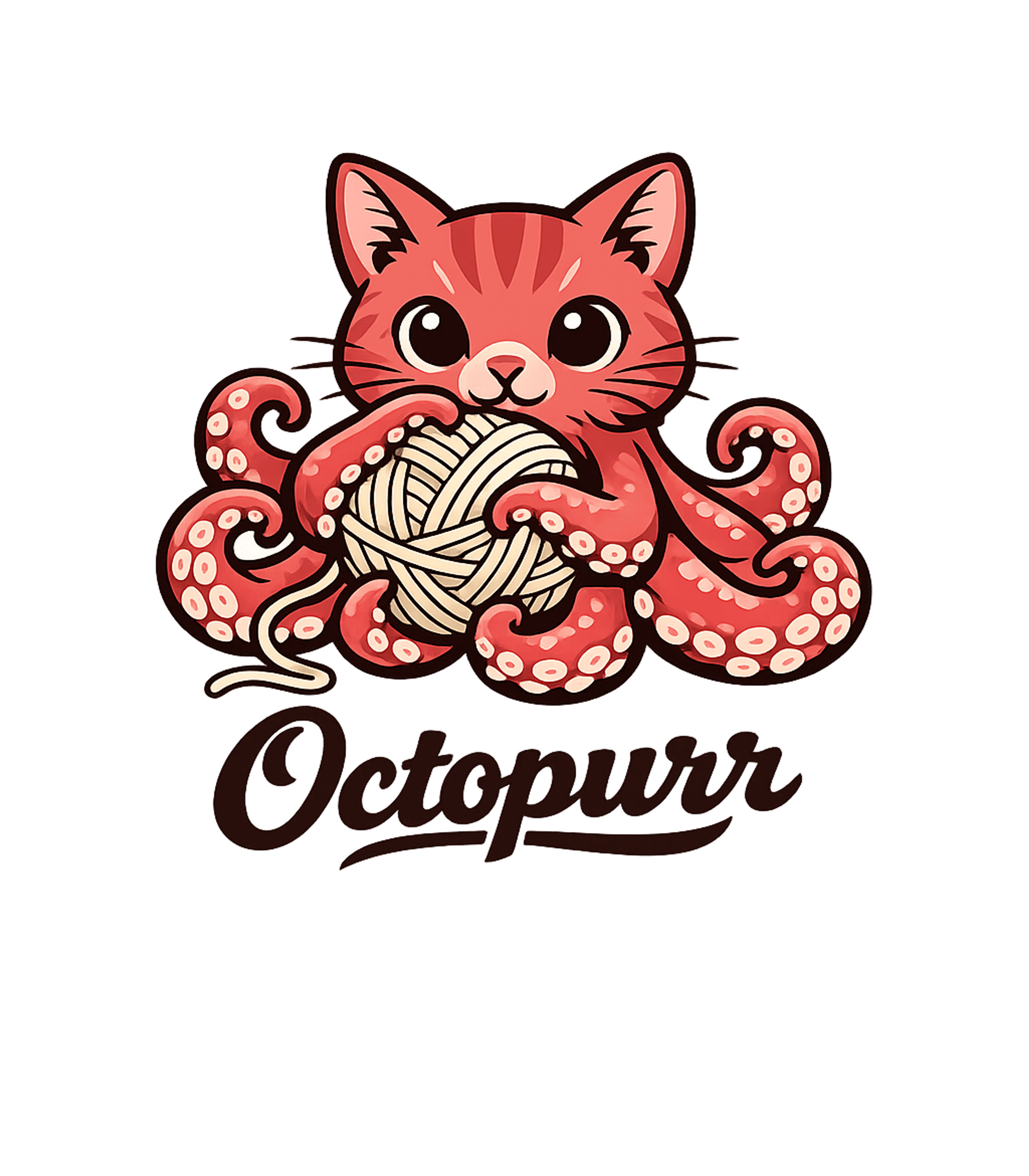 Cute Octopurrr Yarn Cats Premium T-Shirt featuring Embrace the whimsical charm of this 'Octopurrr' graphic, fea – designed by Geoff Brown @ SunFrog Cute Octopurrr Yarn Cats Premium T-Shirt featuring Embrace the whimsical charm of this 'Octopurrr' graphic, fea – designed by Geoff Brown @ SunFrog