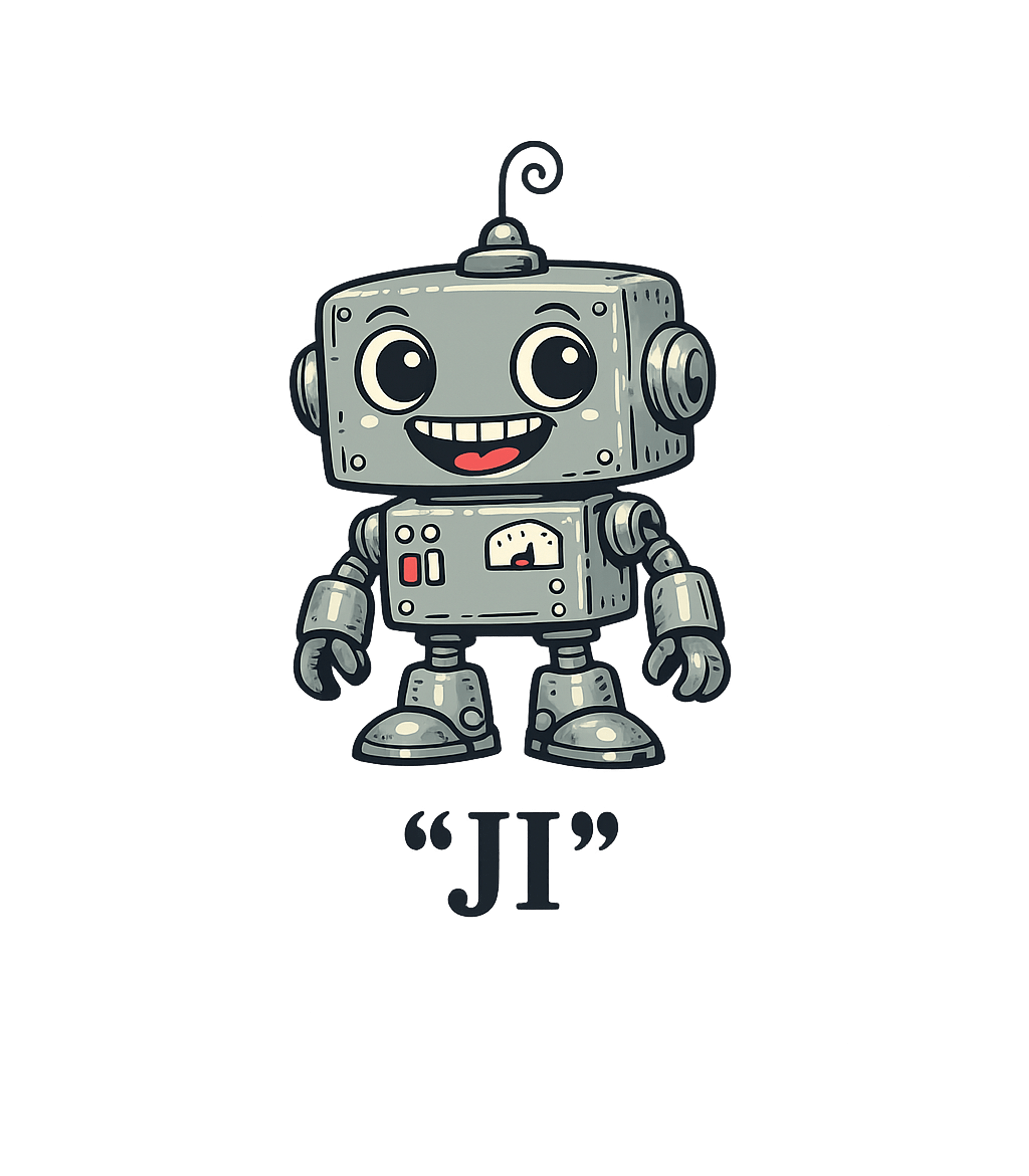 Cute Robot JI Gaming Premium T-Shirt featuring Showcasing a cheerful, retro-style robot with a friendly smi – designed by Geoff Brown @ SunFrog Cute Robot JI Gaming Premium T-Shirt featuring Showcasing a cheerful, retro-style robot with a friendly smi – designed by Geoff Brown @ SunFrog