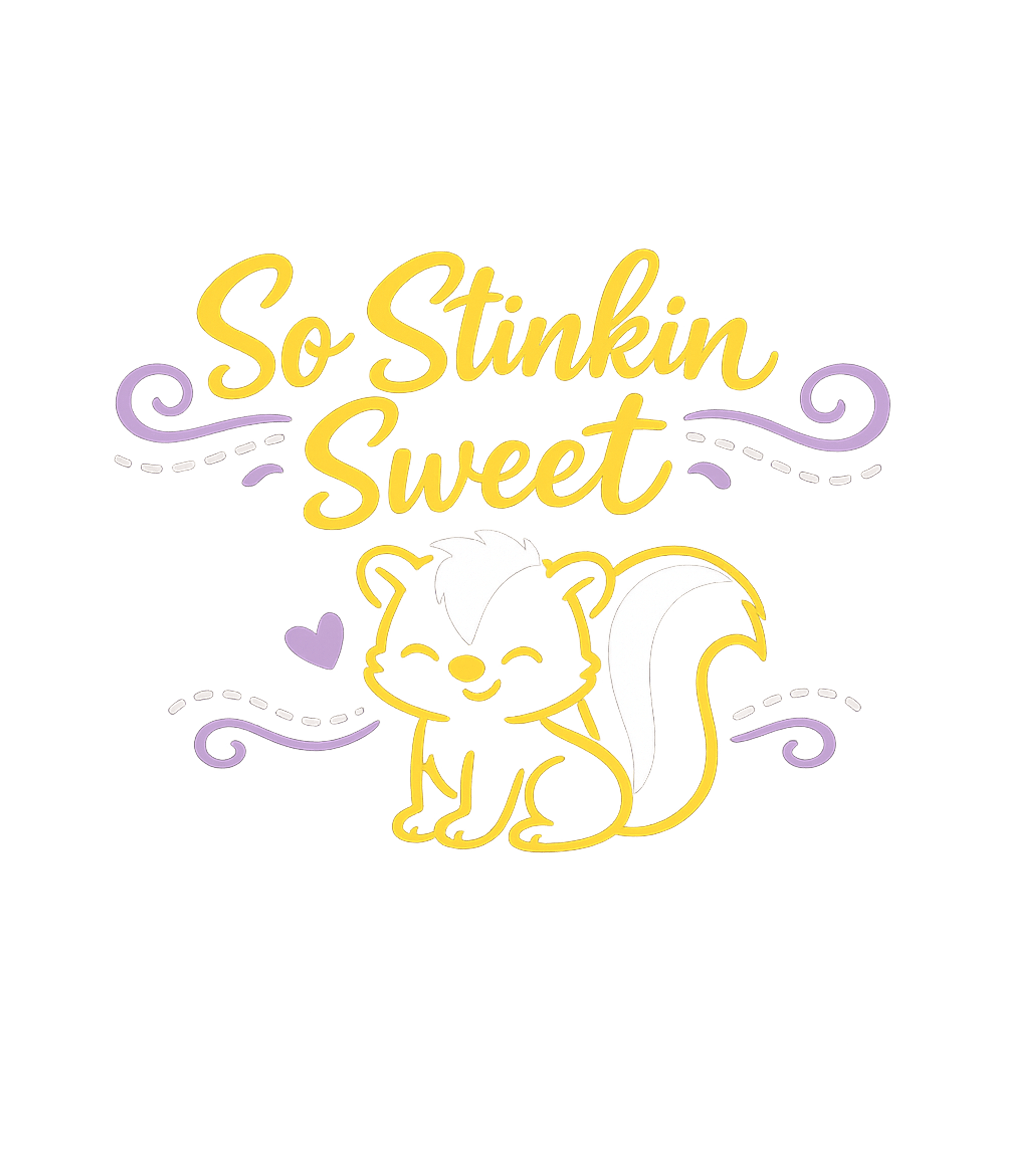 Cute Stinkin' Sweet Wildlife Crewneck Sweatshirt featuring This adorable graphic features a cute cartoon skunk with the – designed by Geoff Brown @ SunFrog Cute Stinkin' Sweet Wildlife Crewneck Sweatshirt featuring This adorable graphic features a cute cartoon skunk with the – designed by Geoff Brown @ SunFrog