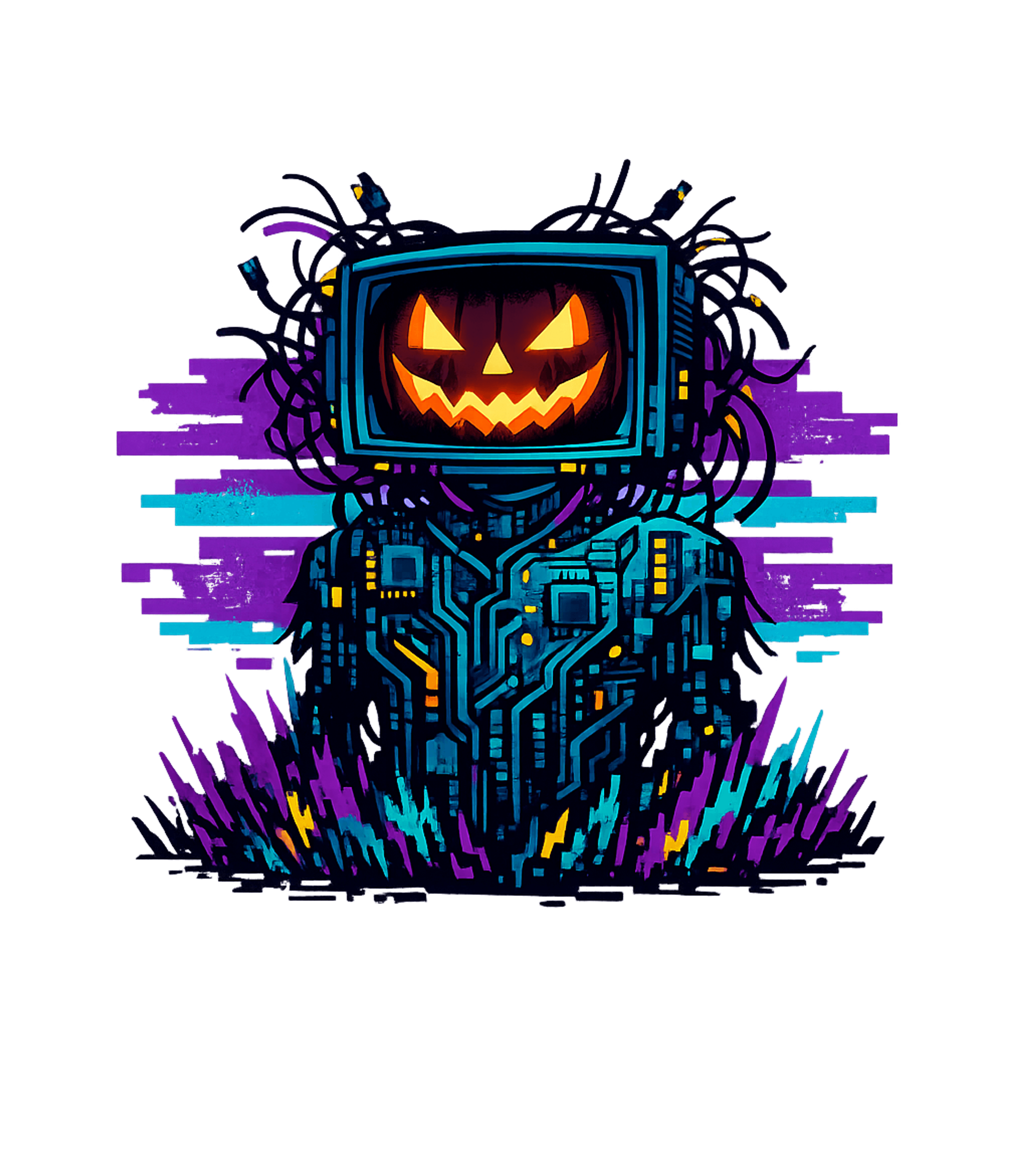 Cyberpunk Pumpkin Head halloween Hooded Sweatshirt featuring This striking graphic features a retro TV-headed robot with – designed by Geoff Brown @ SunFrog Cyberpunk Pumpkin Head halloween Hooded Sweatshirt featuring This striking graphic features a retro TV-headed robot with – designed by Geoff Brown @ SunFrog