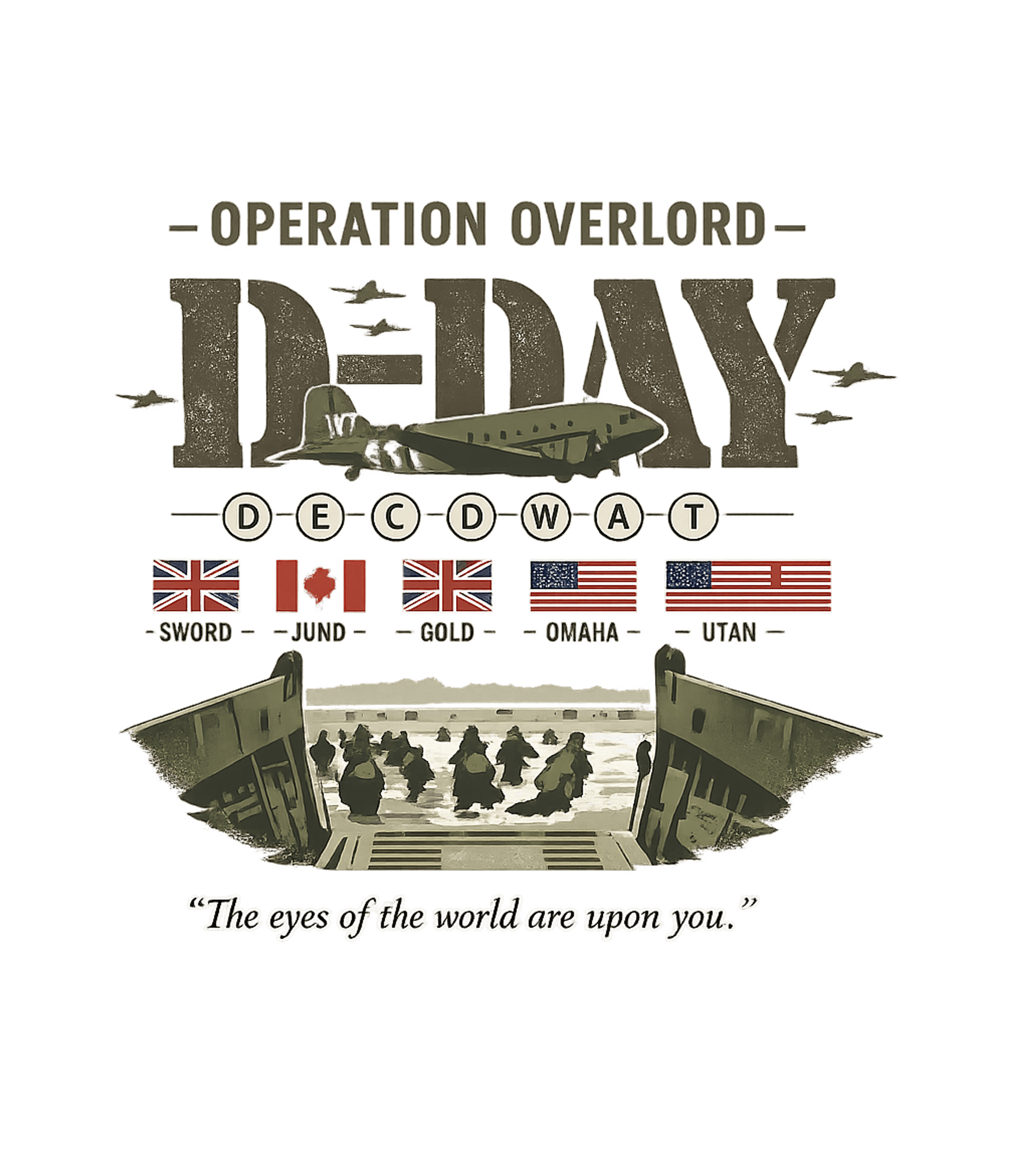 D-Day Overlord Remembrance Military Pride Premium T-Shirt featuring Honor the heroes of World War II with this powerful D-Day gr – designed by Geoff Brown @ SunFrog D-Day Overlord Remembrance Military Pride Premium T-Shirt featuring Honor the heroes of World War II with this powerful D-Day gr – designed by Geoff Brown @ SunFrog
