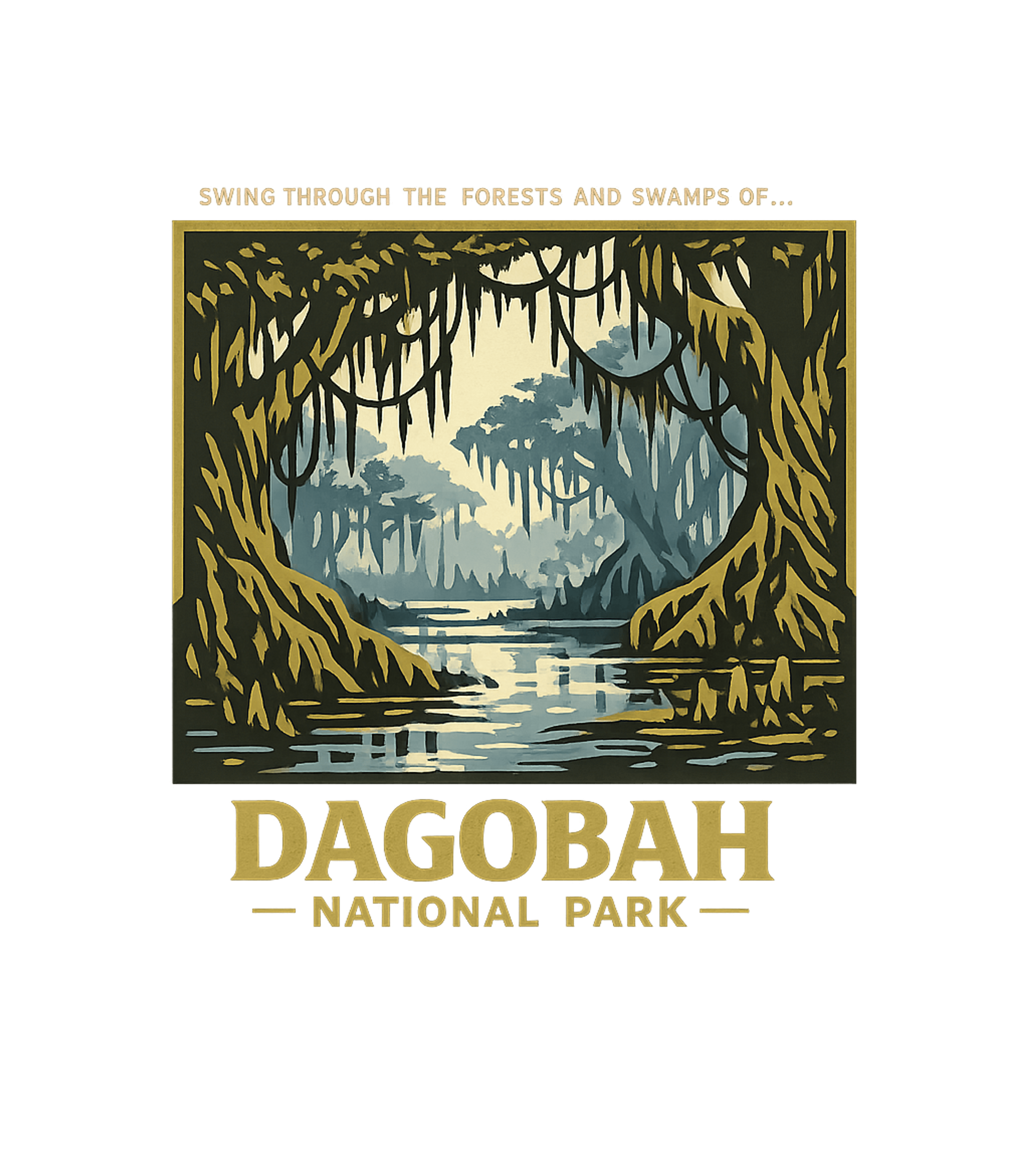 Dagobah National Park Travel Premium T-Shirt featuring Explore the mystical swamps of Dagobah with this retro natio – designed by Geoff Brown @ SunFrog Dagobah National Park Travel Premium T-Shirt featuring Explore the mystical swamps of Dagobah with this retro natio – designed by Geoff Brown @ SunFrog