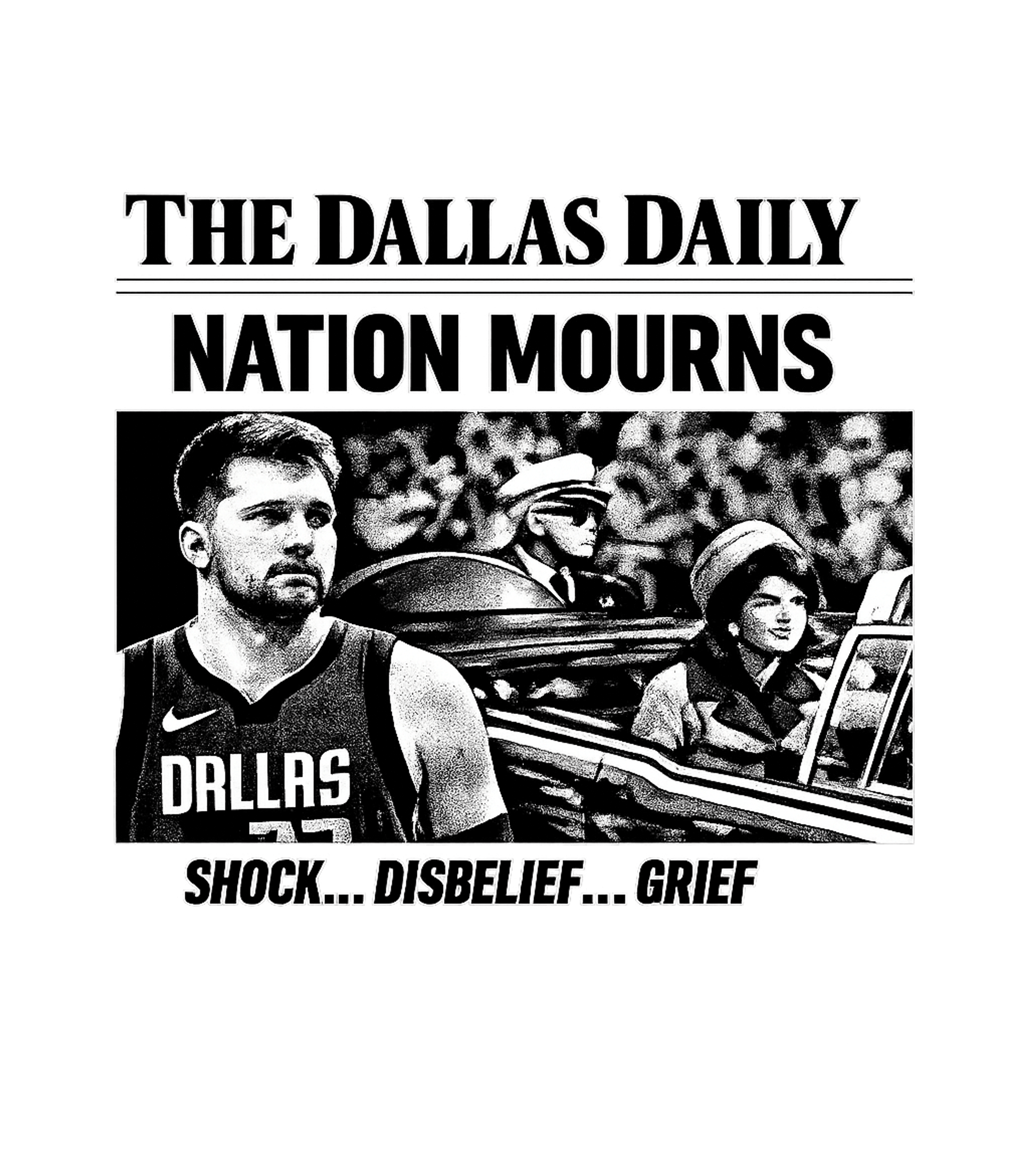 Dallas Nation Mourns Basketball Hooded Sweatshirt featuring This striking artwork features a powerful juxtaposition of D – designed by Geoff Brown @ SunFrog Dallas Nation Mourns Basketball Hooded Sweatshirt featuring This striking artwork features a powerful juxtaposition of D – designed by Geoff Brown @ SunFrog