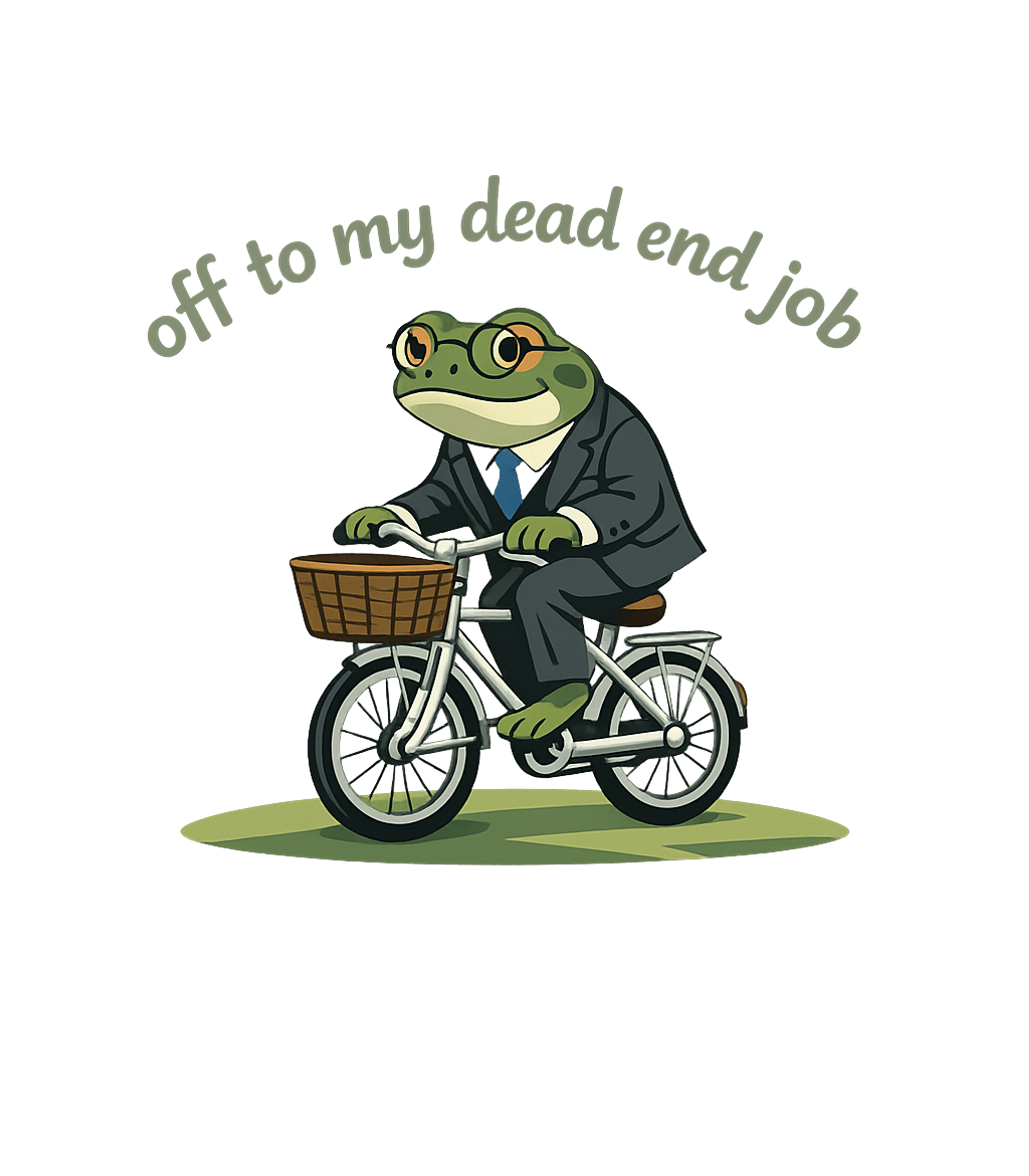Dead End Job Frog Work / Office Humor Premium T-Shirt featuring Embrace the daily grind with a chuckle in this humorous t-sh – designed by Geoff Brown @ SunFrog Dead End Job Frog Work / Office Humor Premium T-Shirt featuring Embrace the daily grind with a chuckle in this humorous t-sh – designed by Geoff Brown @ SunFrog