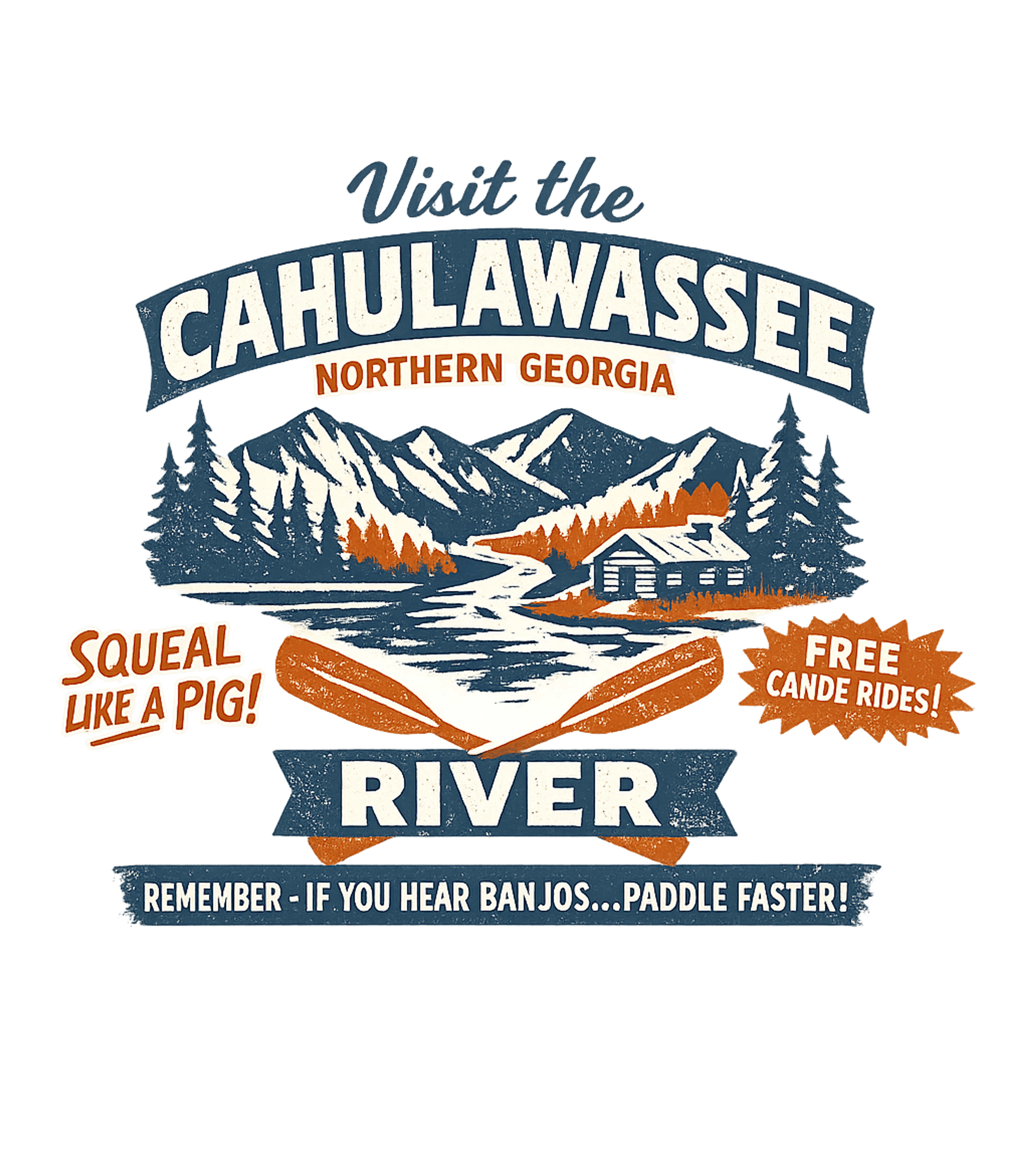 Deliverance Parody Tee Sarcasm Premium T-Shirt featuring Embrace the dark humor of the wilderness with this vintage-s – designed by Geoff Brown @ SunFrog Deliverance Parody Tee Sarcasm Premium T-Shirt featuring Embrace the dark humor of the wilderness with this vintage-s – designed by Geoff Brown @ SunFrog