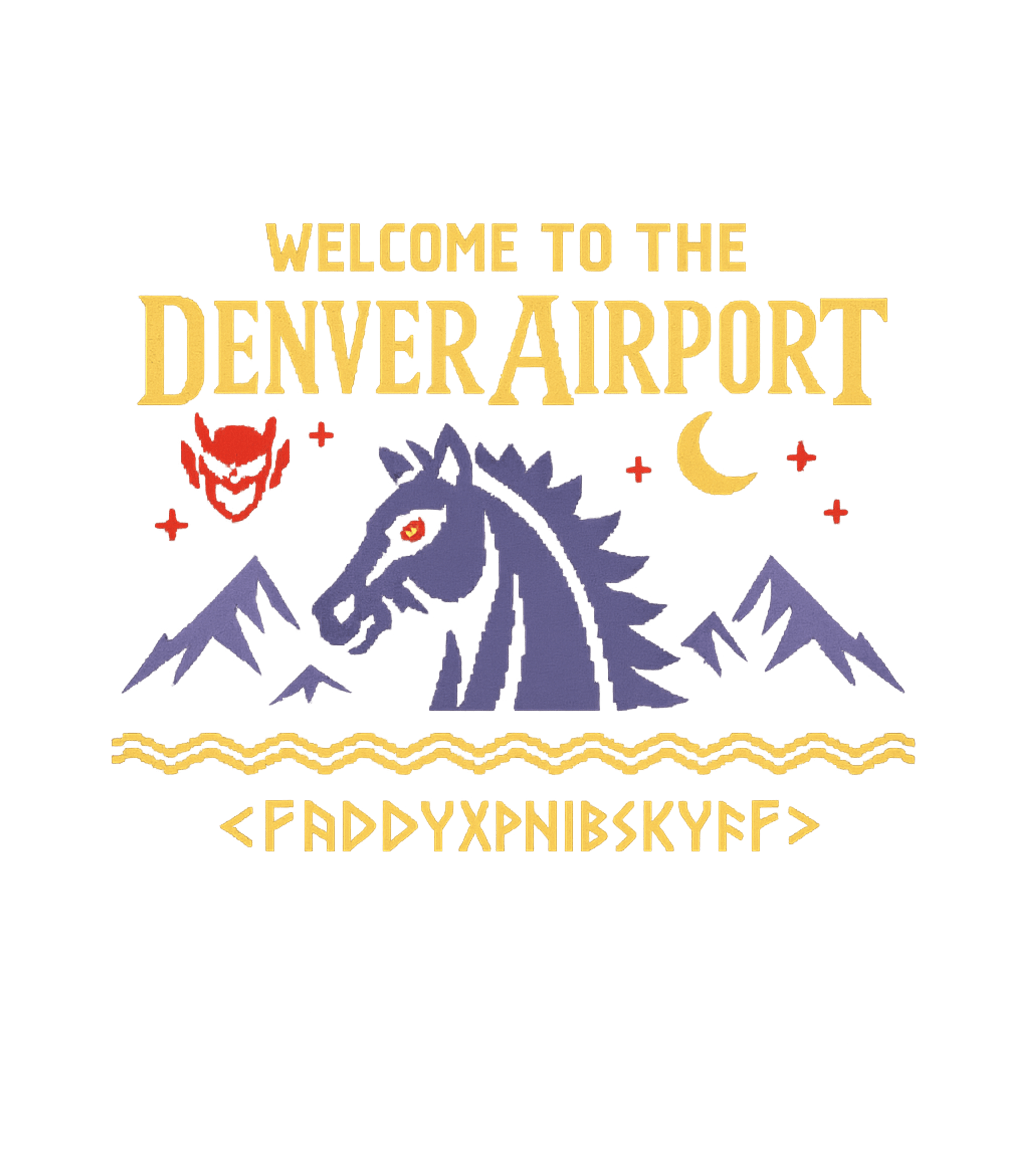 Denver Airport Blucifer Colorado Hooded Sweatshirt featuring Embrace the mysterious charm of the Denver International Air – designed by Geoff Brown @ SunFrog Denver Airport Blucifer Colorado Hooded Sweatshirt featuring Embrace the mysterious charm of the Denver International Air – designed by Geoff Brown @ SunFrog