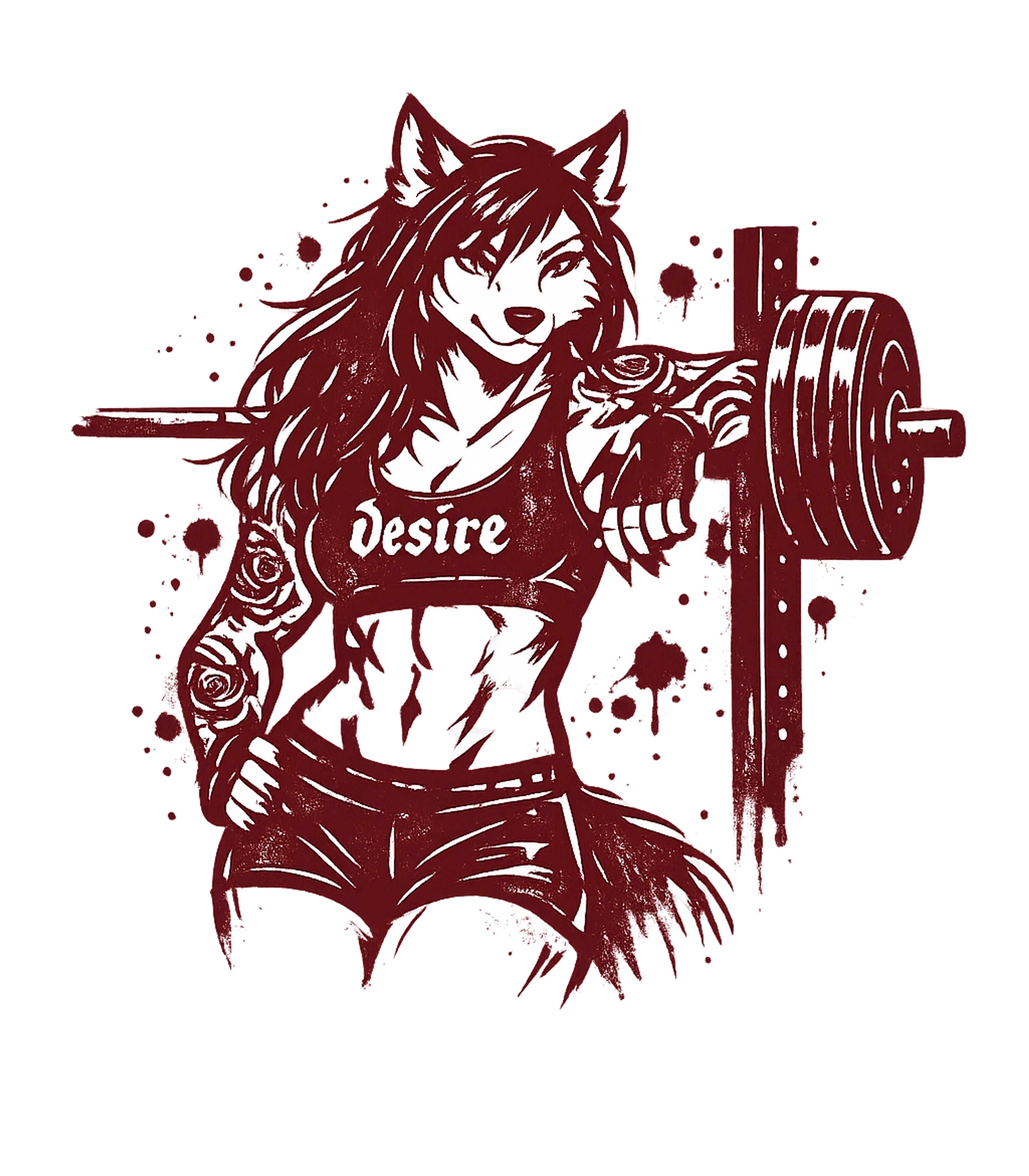 Desire Wolf Powerlifting Fitness Crewneck Sweatshirt featuring Unleash your inner beast with this powerful fitness artwork – designed by Geoff Brown @ SunFrog Desire Wolf Powerlifting Fitness Crewneck Sweatshirt featuring Unleash your inner beast with this powerful fitness artwork – designed by Geoff Brown @ SunFrog