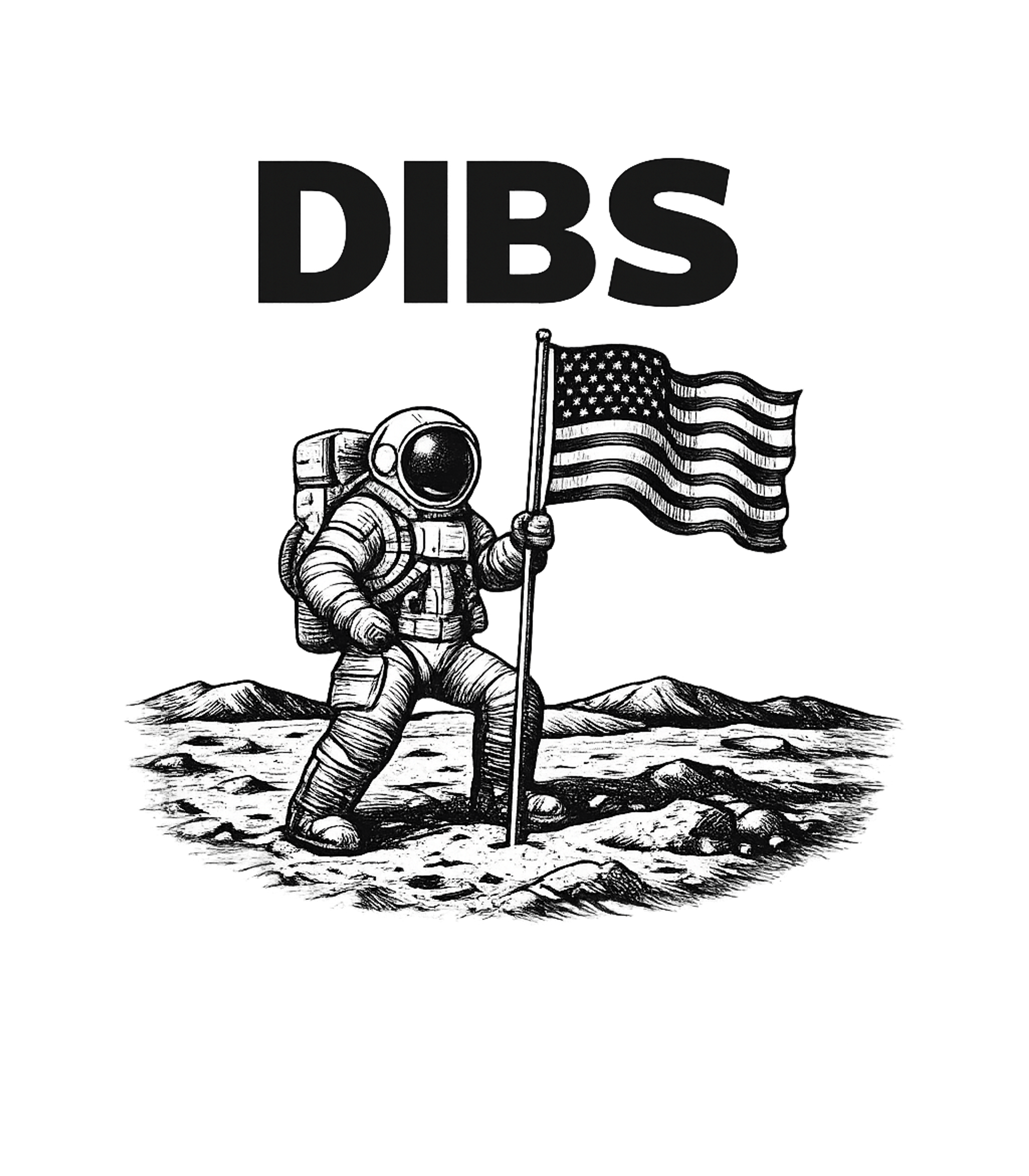 DIBS Moon Astronaut American Flag Premium T-Shirt featuring Declare your claim to the cosmos with this humorous t-shirt – designed by Geoff Brown @ SunFrog DIBS Moon Astronaut American Flag Premium T-Shirt featuring Declare your claim to the cosmos with this humorous t-shirt – designed by Geoff Brown @ SunFrog