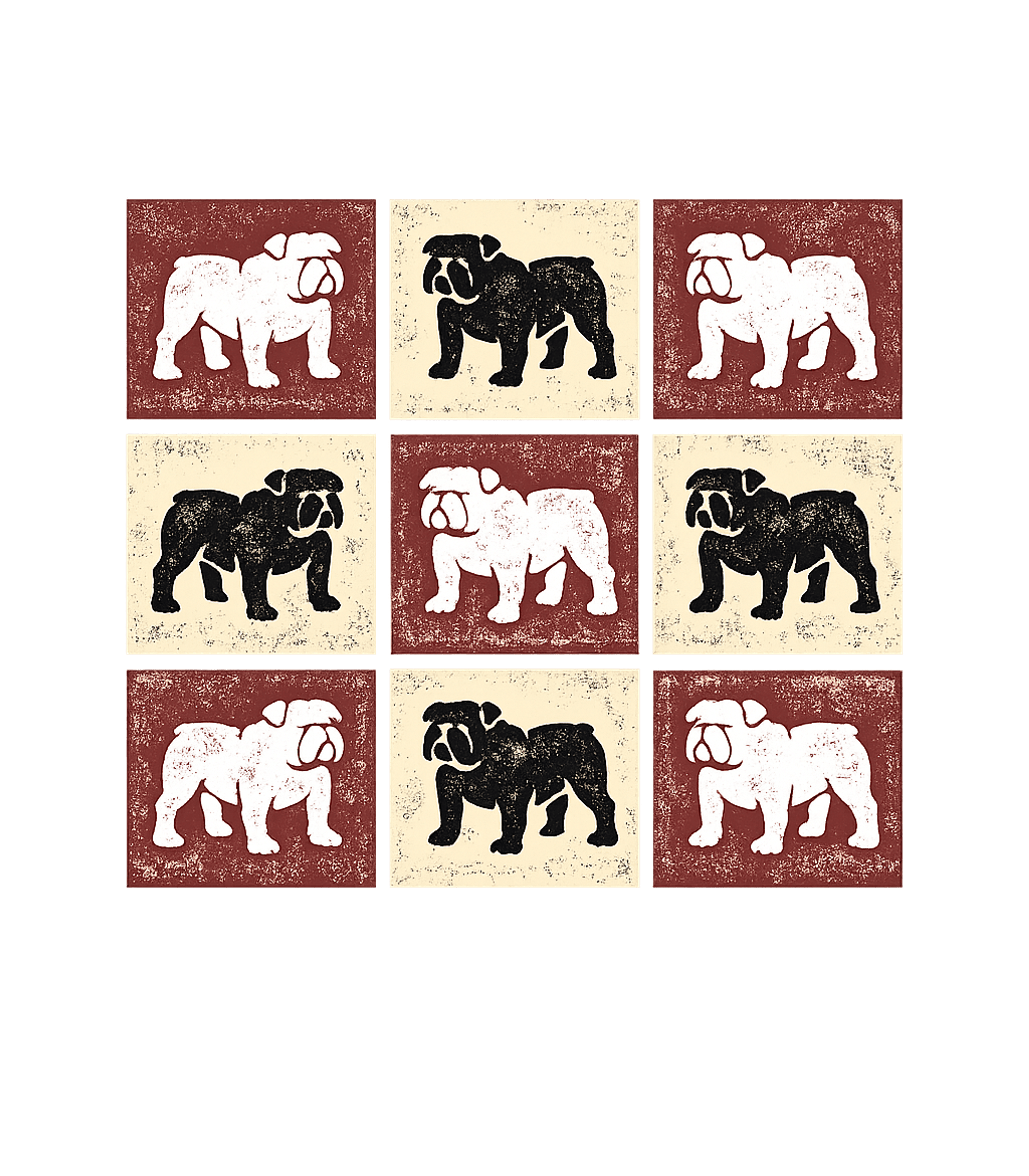 Distressed Bulldog Grid Dogs Premium T-Shirt featuring Show your affection for bulldogs with this unique grid desig – designed by Geoff Brown @ SunFrog Distressed Bulldog Grid Dogs Premium T-Shirt featuring Show your affection for bulldogs with this unique grid desig – designed by Geoff Brown @ SunFrog