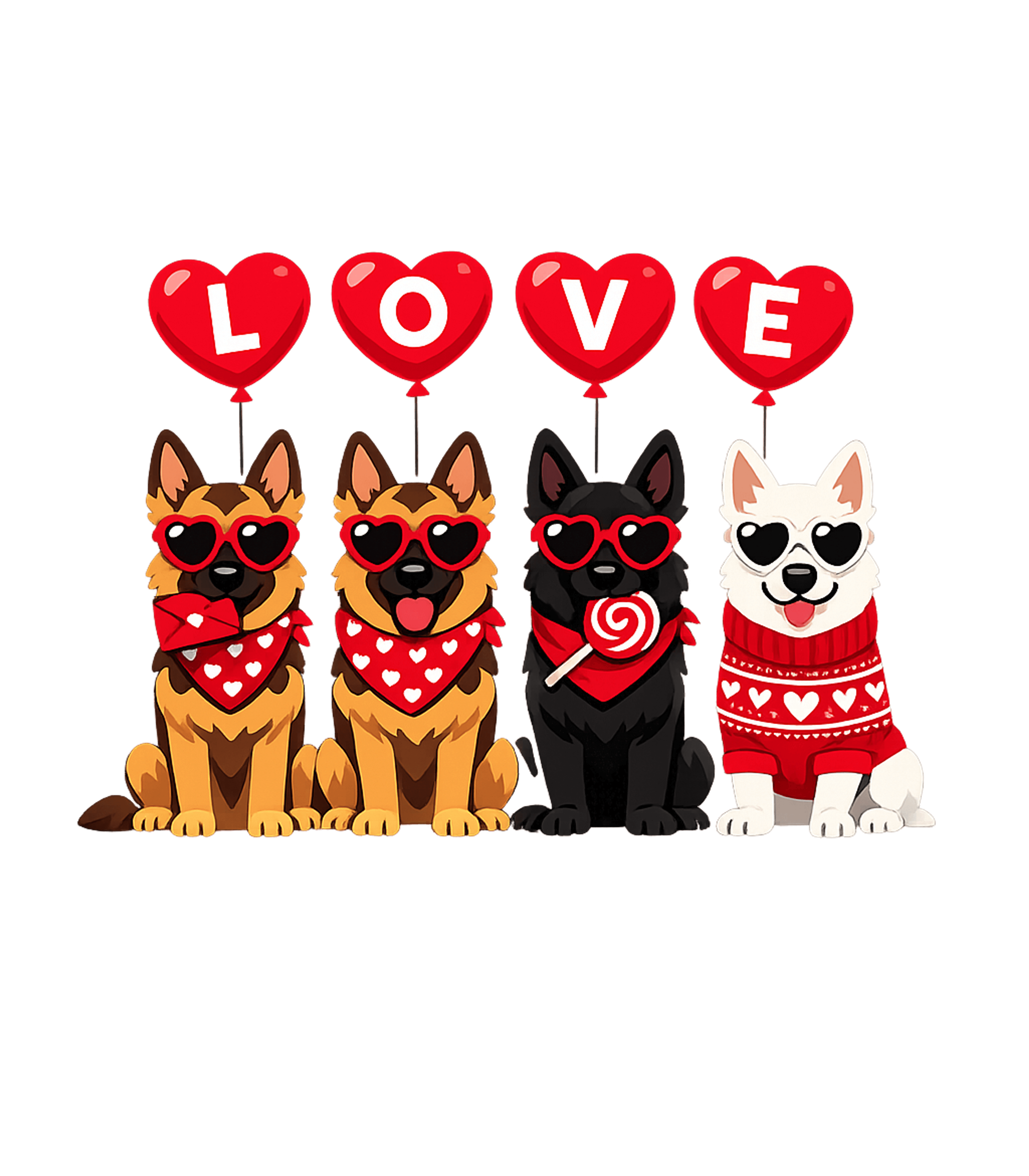Dog Love Valentine Dogs Hooded Sweatshirt featuring Celebrate love with this adorable graphic featuring four fes – designed by Geoff Brown @ SunFrog Dog Love Valentine Dogs Hooded Sweatshirt featuring Celebrate love with this adorable graphic featuring four fes – designed by Geoff Brown @ SunFrog