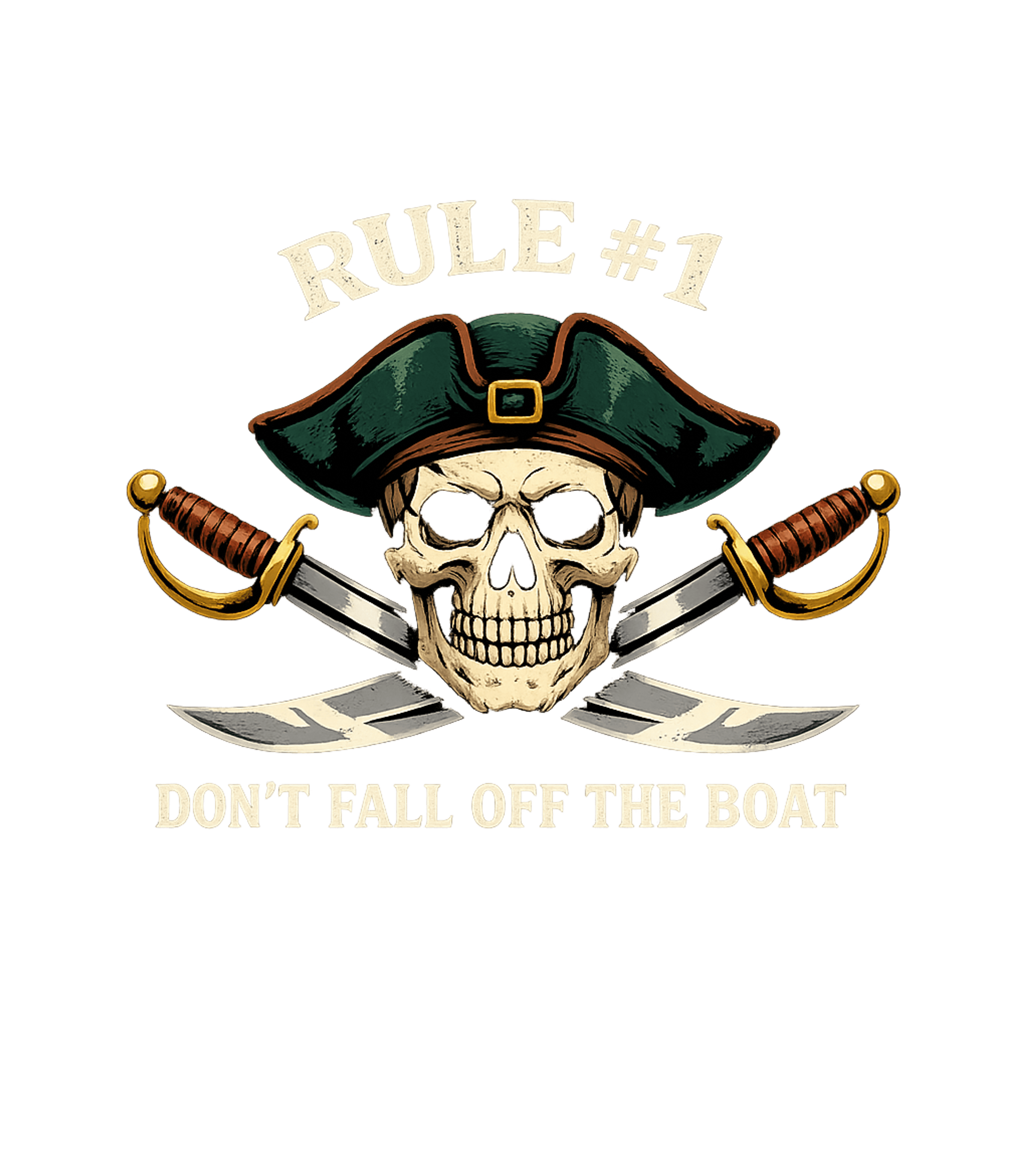 Don't Fall Off The Boat Boating Premium T-Shirt featuring A humorous pirate skull design reminding you of the most imp – designed by Geoff Brown @ SunFrog Don't Fall Off The Boat Boating Premium T-Shirt featuring A humorous pirate skull design reminding you of the most imp – designed by Geoff Brown @ SunFrog