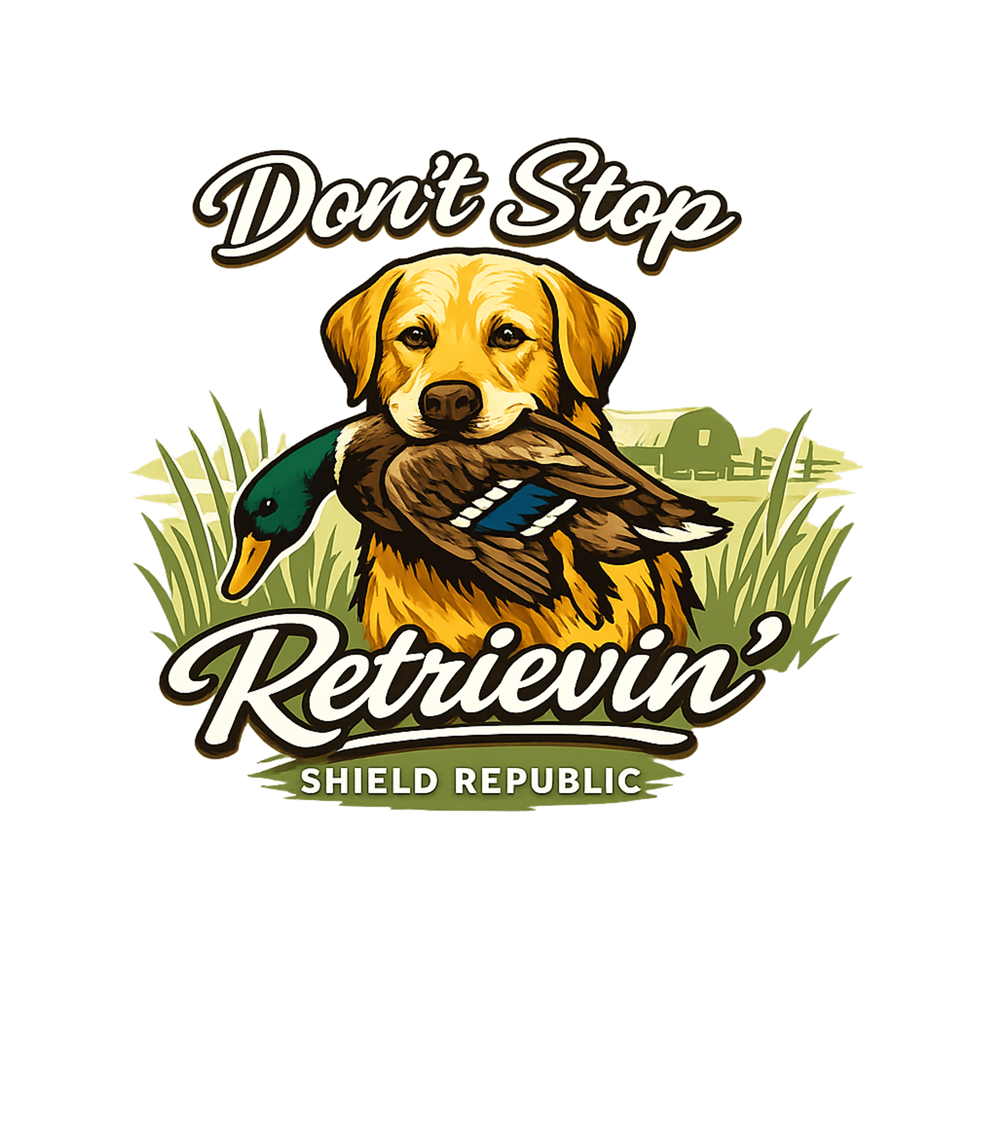 Don't Stop Retrieivin' Hunting Crewneck Sweatshirt featuring Celebrate the unwavering spirit of your hunting companion wi – designed by Geoff Brown @ SunFrog Don't Stop Retrieivin' Hunting Crewneck Sweatshirt featuring Celebrate the unwavering spirit of your hunting companion wi – designed by Geoff Brown @ SunFrog