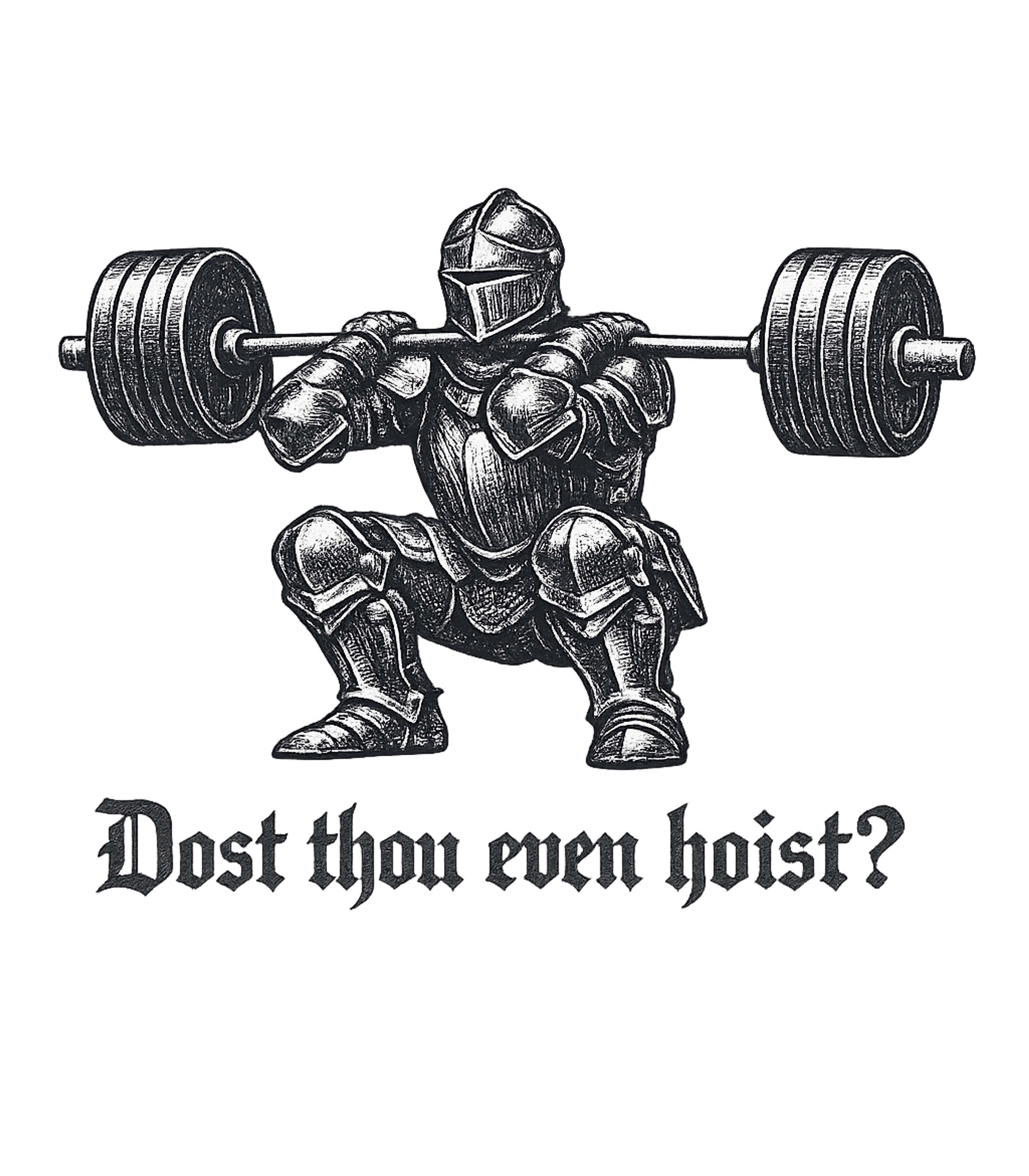 Dost Thou Even Hoist Fitness Premium T-Shirt featuring Embrace your inner medieval warrior with this humorous tee f – designed by Geoff Brown @ SunFrog Dost Thou Even Hoist Fitness Premium T-Shirt featuring Embrace your inner medieval warrior with this humorous tee f – designed by Geoff Brown @ SunFrog