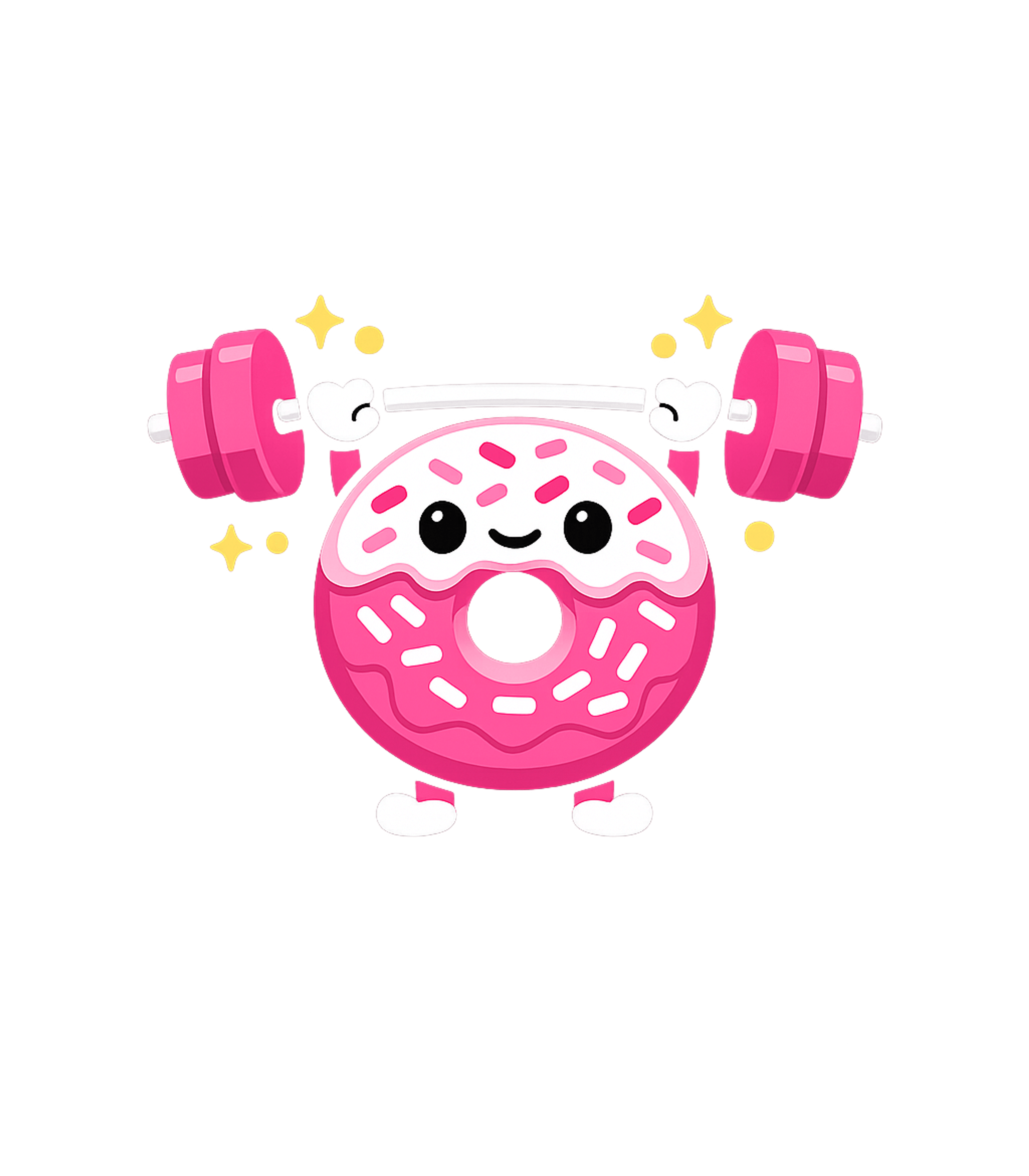 Doughnut Weightlifting Power Fitness Hooded Sweatshirt featuring This adorable graphic features a happy pink donut character – designed by Geoff Brown @ SunFrog Doughnut Weightlifting Power Fitness Hooded Sweatshirt featuring This adorable graphic features a happy pink donut character – designed by Geoff Brown @ SunFrog