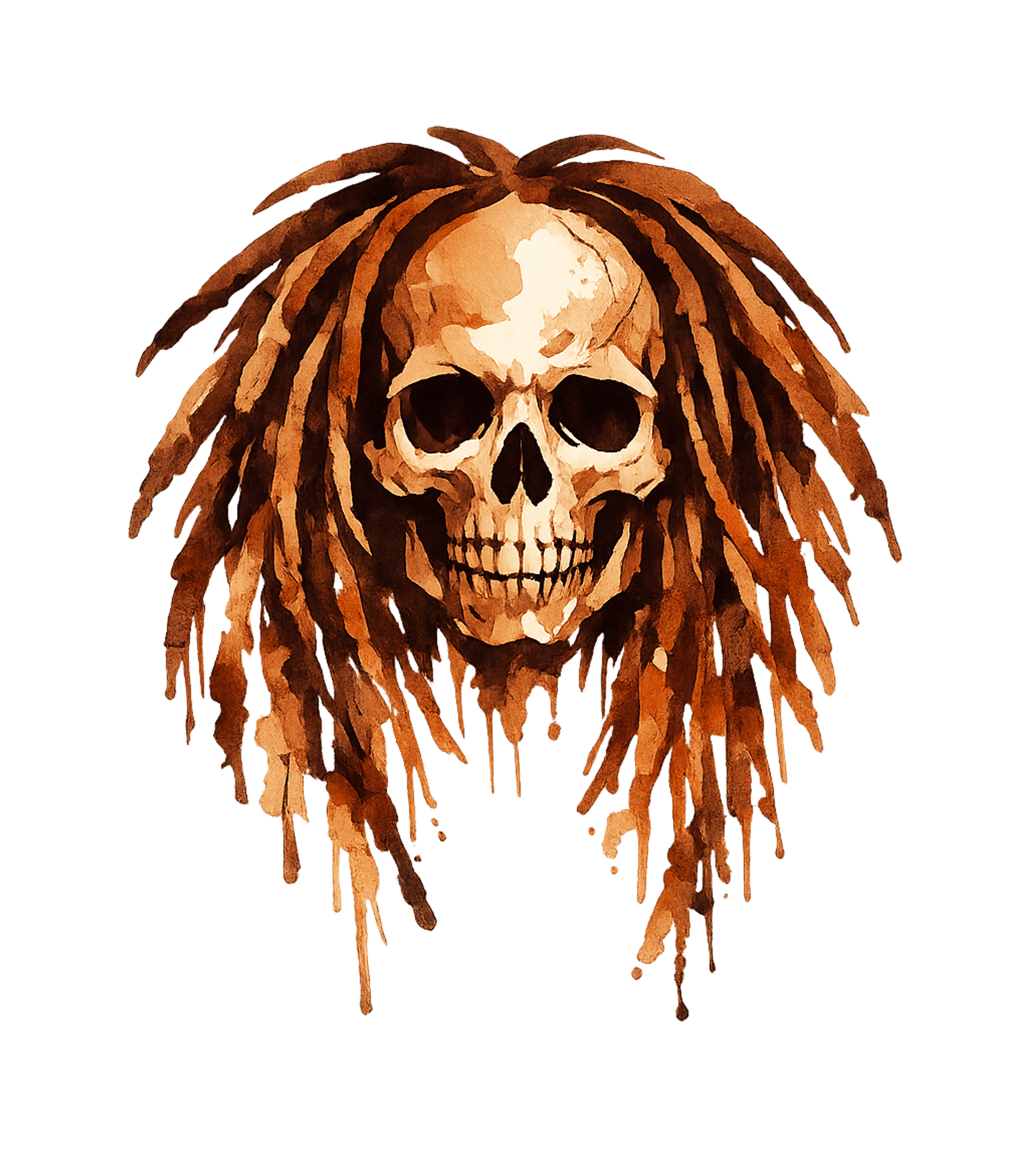 Dreadlock Skull Art halloween Tank Top featuring This striking t-shirt features a watercolor skull with flowi – designed by Geoff Brown @ SunFrog Dreadlock Skull Art halloween Tank Top featuring This striking t-shirt features a watercolor skull with flowi – designed by Geoff Brown @ SunFrog