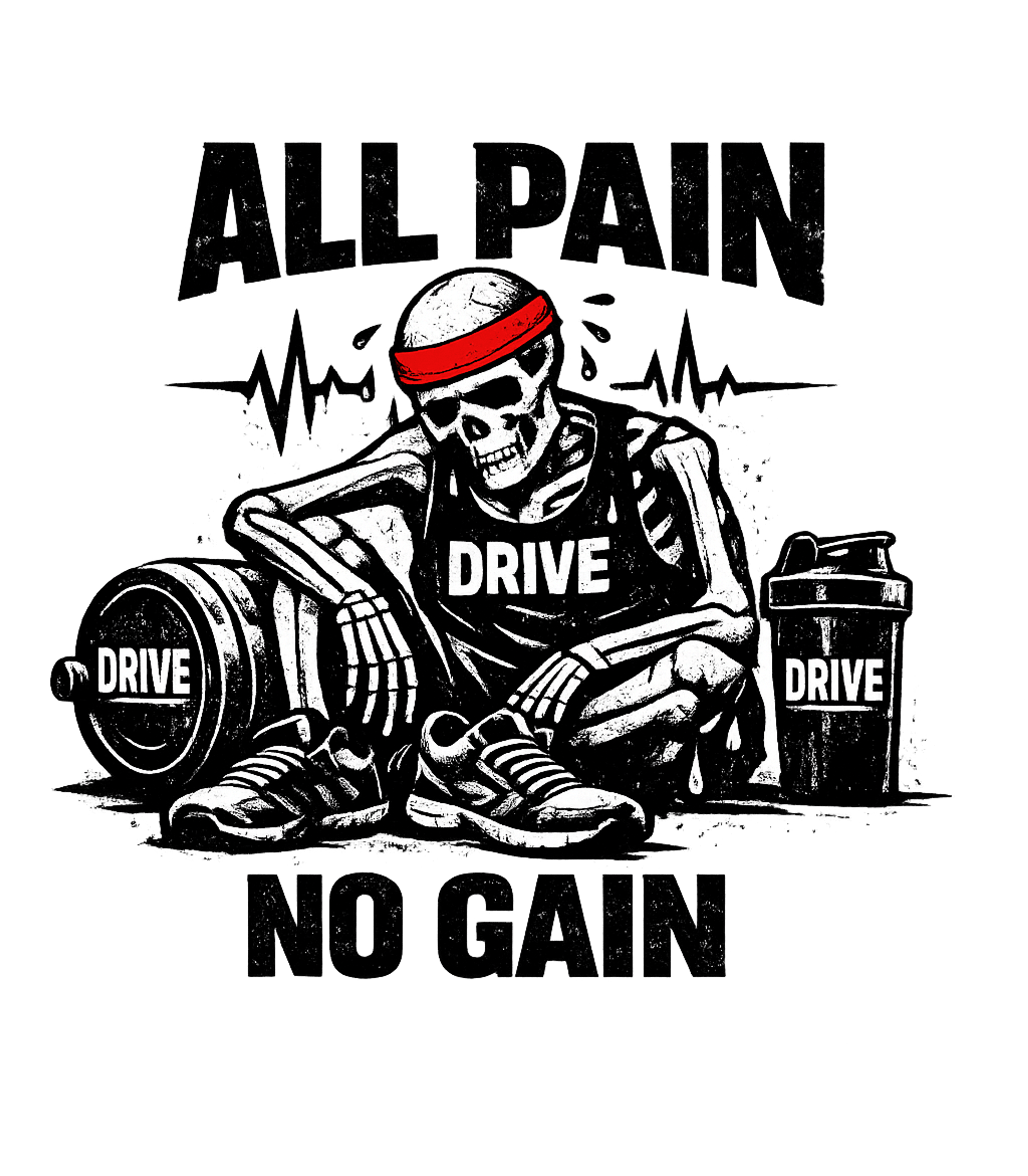 Drive Fitness Skeleton Fitness Premium T-Shirt featuring This graphic t-shirt features a determined skeleton athlete, – designed by Geoff Brown @ SunFrog Drive Fitness Skeleton Fitness Premium T-Shirt featuring This graphic t-shirt features a determined skeleton athlete, – designed by Geoff Brown @ SunFrog