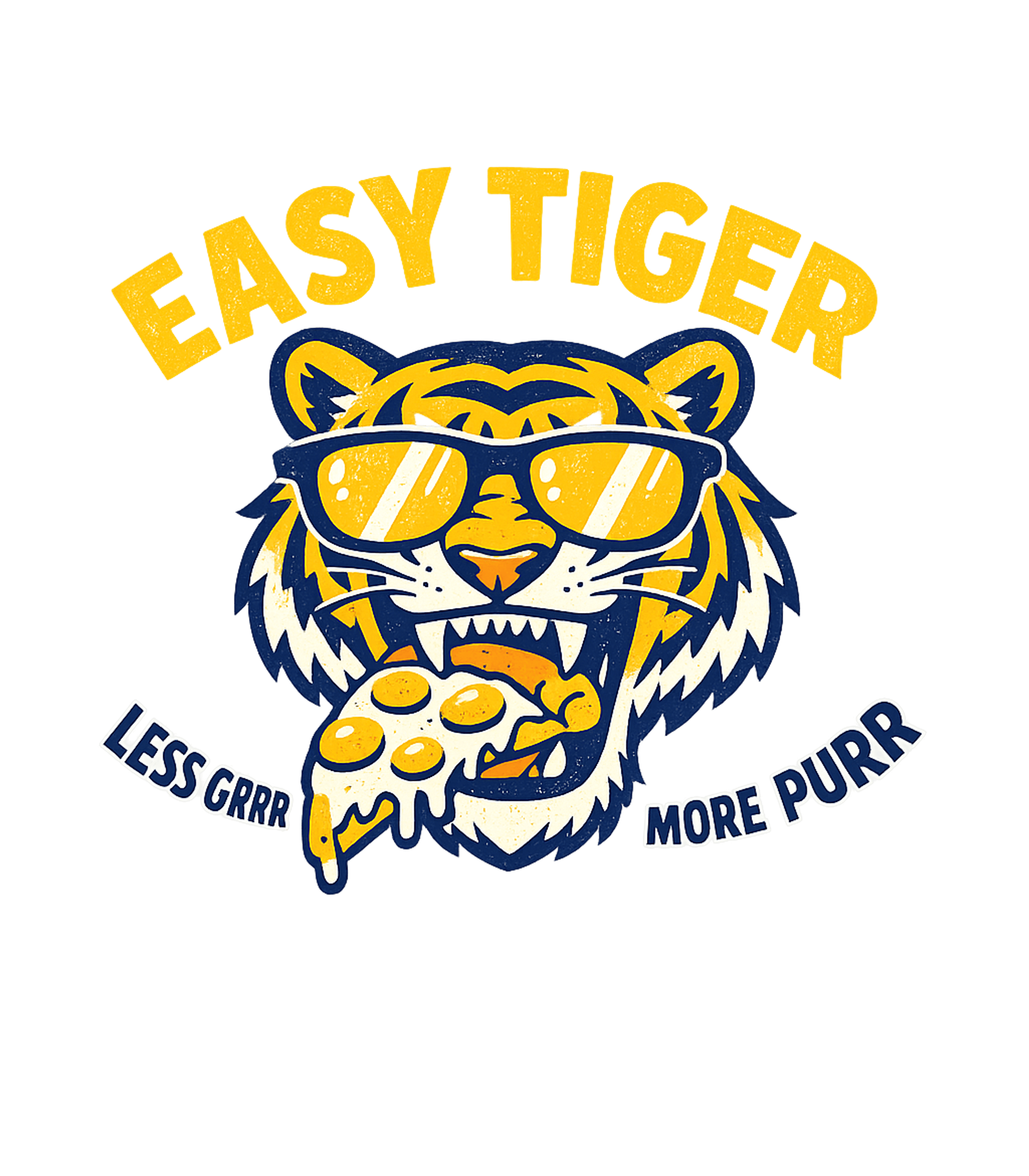 Easy Tiger Pizza Purr Wildlife Premium T-Shirt featuring This playful graphic features a cool, sunglasses-wearing tig – designed by Geoff Brown @ SunFrog Easy Tiger Pizza Purr Wildlife Premium T-Shirt featuring This playful graphic features a cool, sunglasses-wearing tig – designed by Geoff Brown @ SunFrog