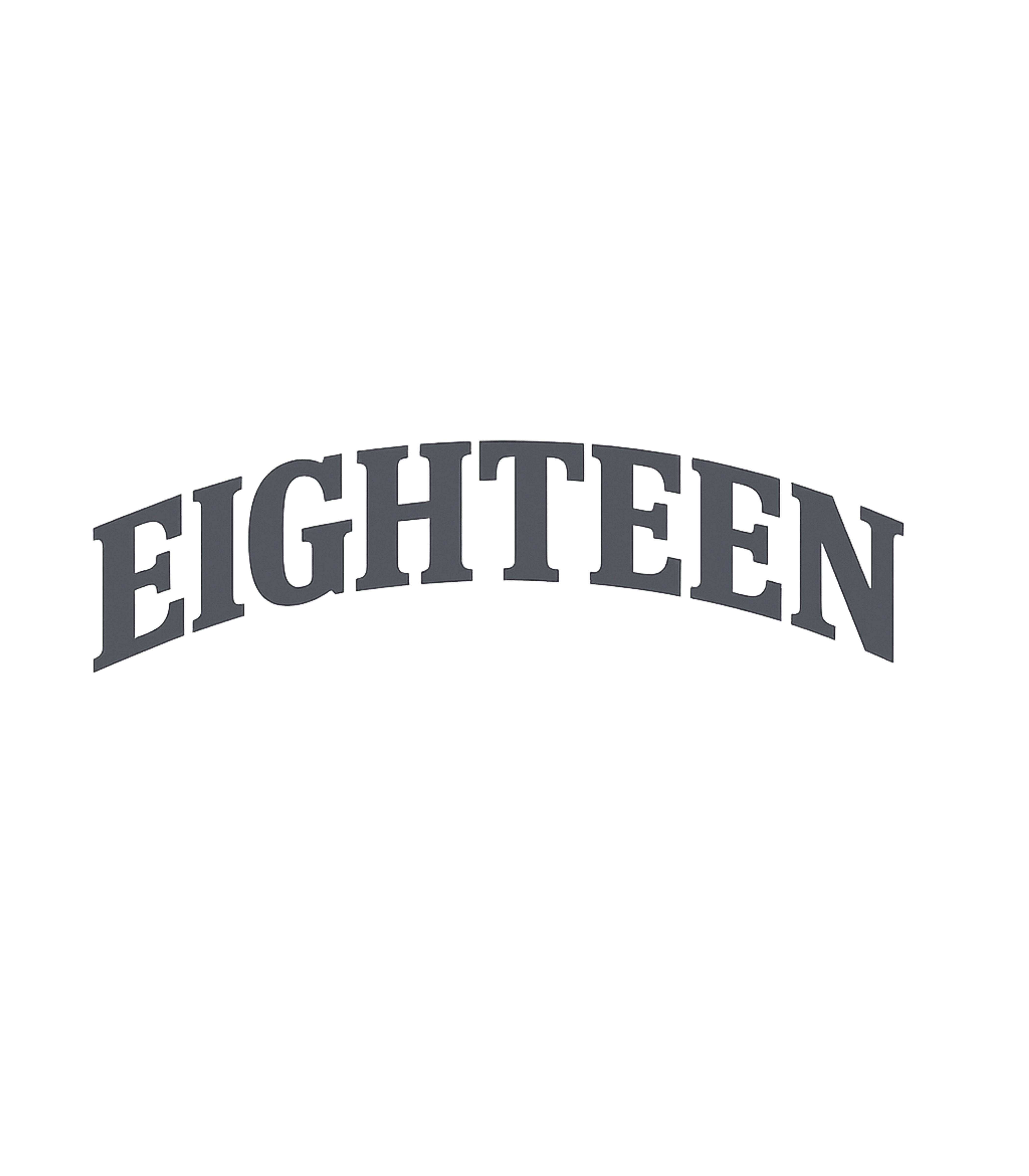 Eighteen Collegiate Arch Birthdays Premium T-Shirt featuring Celebrate a significant milestone with this classic 'Eightee – designed by Geoff Brown @ SunFrog Eighteen Collegiate Arch Birthdays Premium T-Shirt featuring Celebrate a significant milestone with this classic 'Eightee – designed by Geoff Brown @ SunFrog