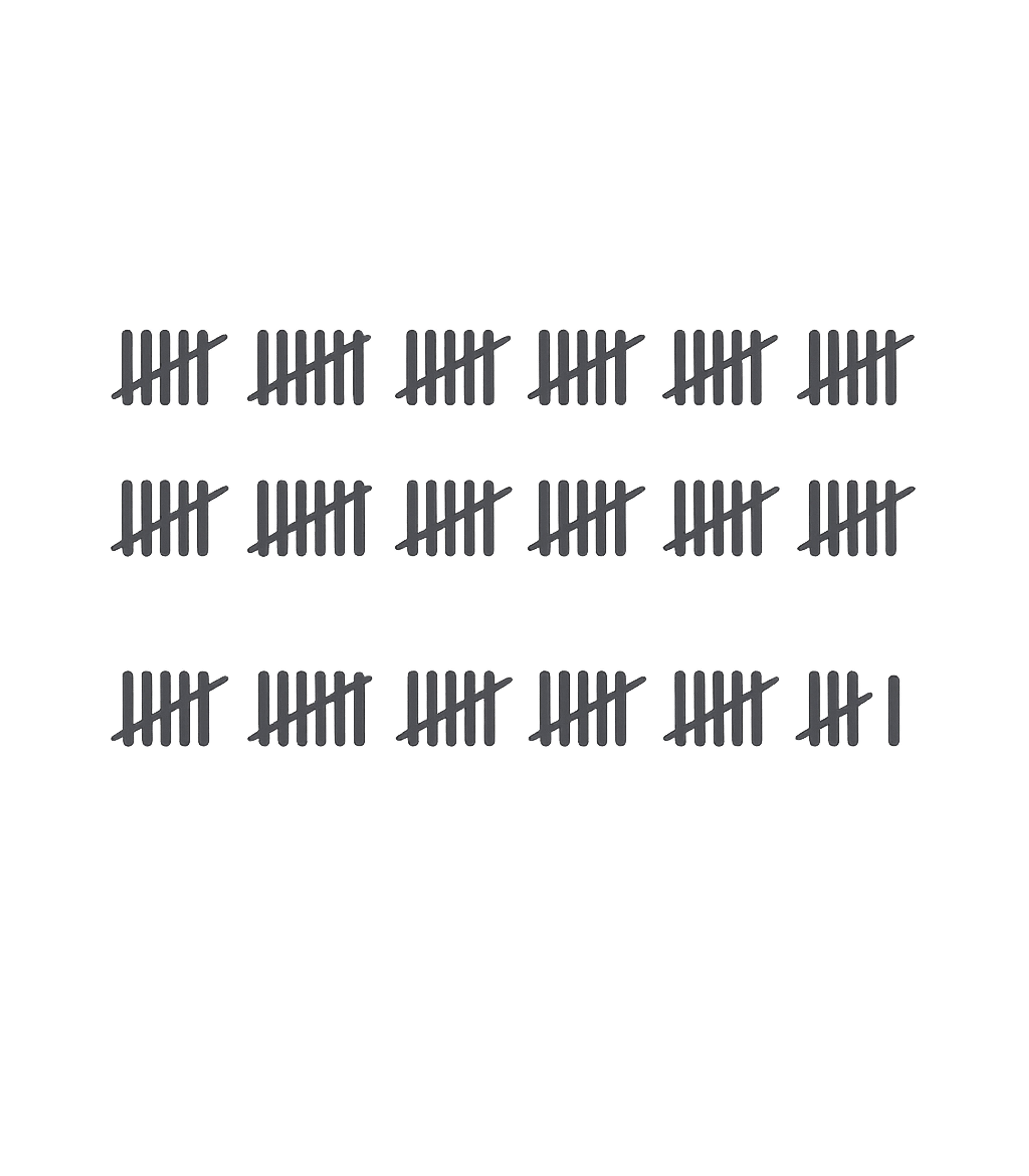 Eighty Six Tally Marks Sarcasm Premium T-Shirt featuring This minimalist design features eighty-six tally marks, perf – designed by Geoff Brown @ SunFrog Eighty Six Tally Marks Sarcasm Premium T-Shirt featuring This minimalist design features eighty-six tally marks, perf – designed by Geoff Brown @ SunFrog