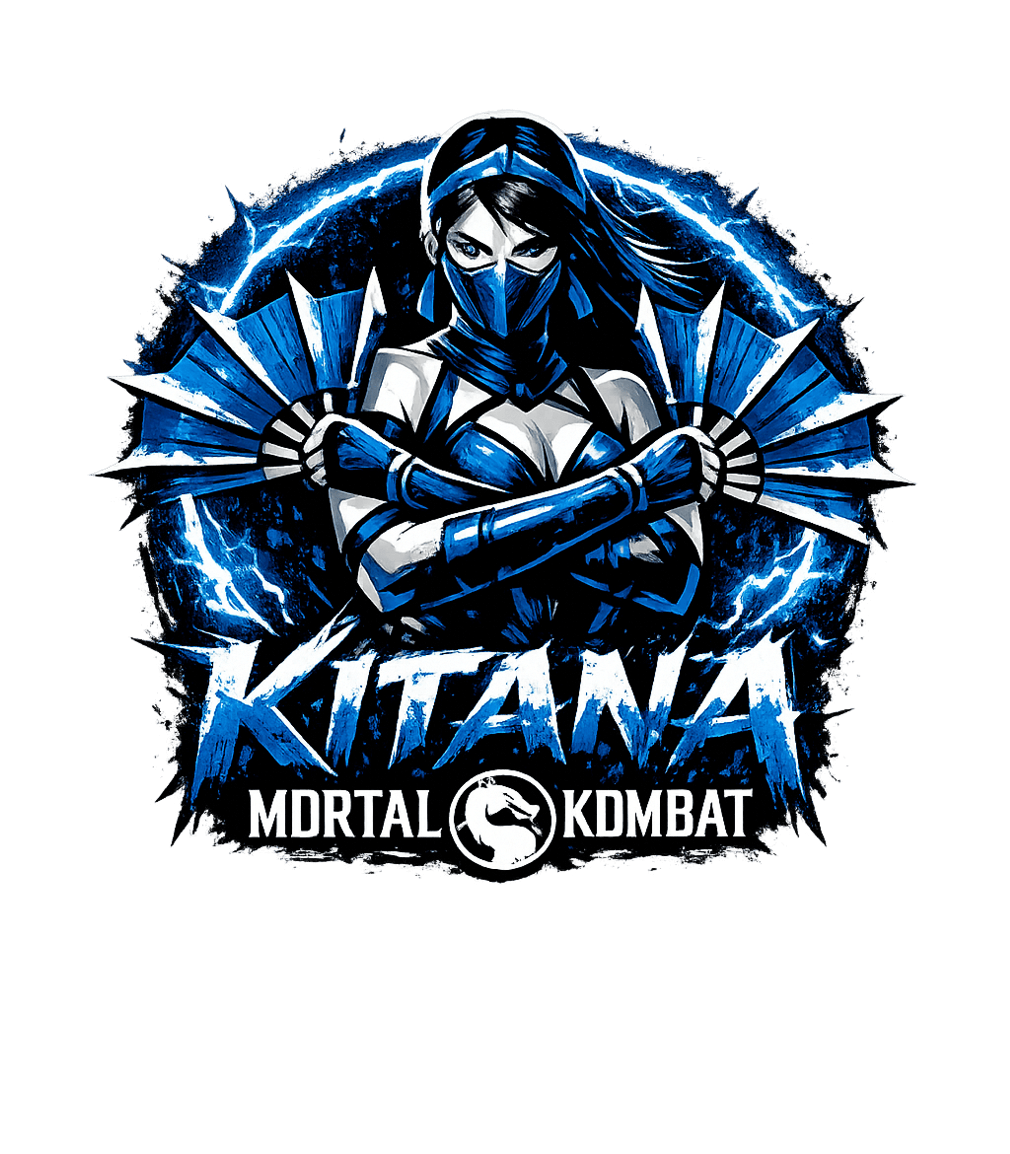 Electric Fan Warrior Gaming Premium T-Shirt featuring This dynamic graphic features Kitana, the iconic masked warr – designed by Geoff Brown @ SunFrog Electric Fan Warrior Gaming Premium T-Shirt featuring This dynamic graphic features Kitana, the iconic masked warr – designed by Geoff Brown @ SunFrog