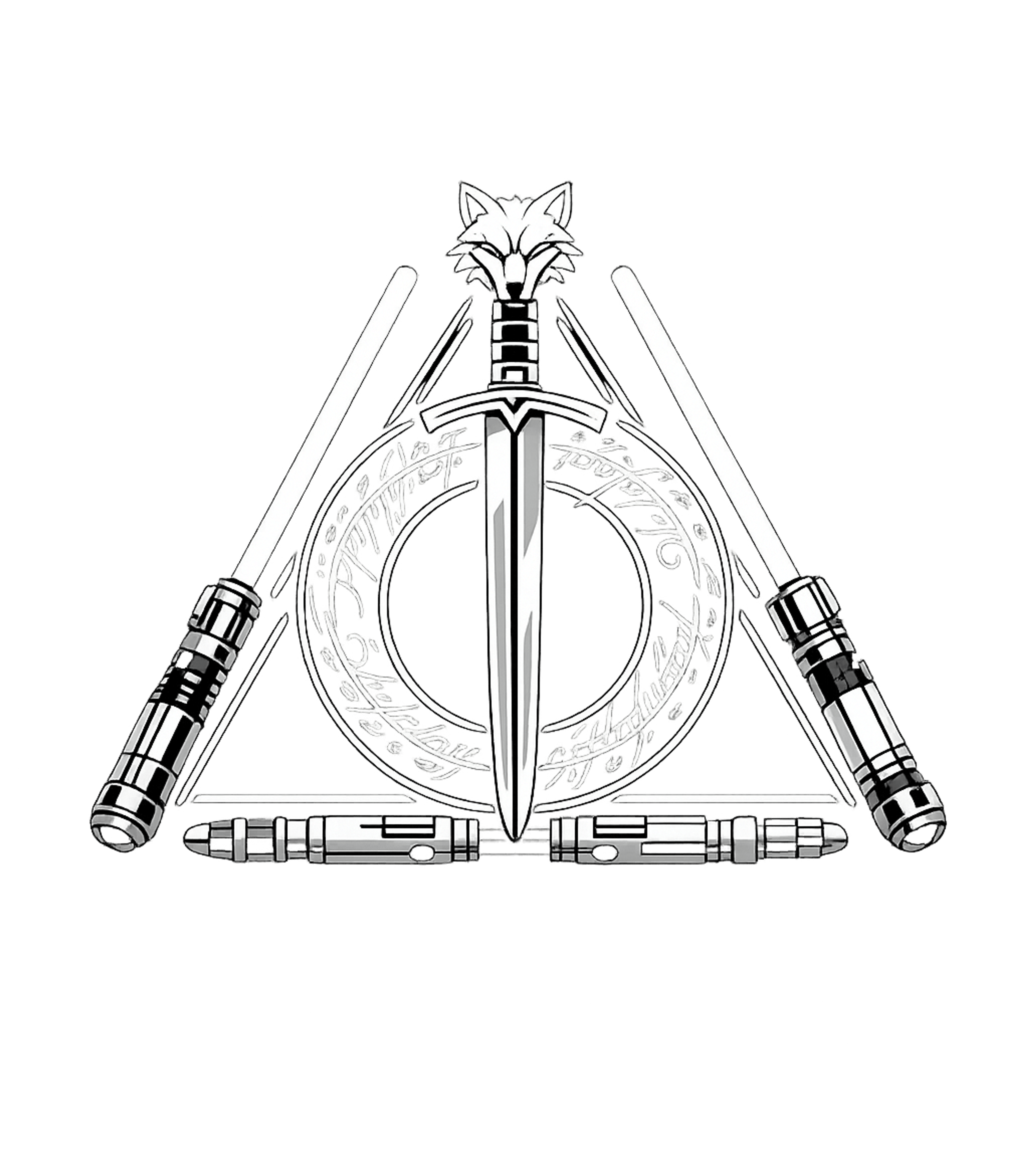 Epic Fandom Mashup Gaming Crewneck Sweatshirt featuring Unite your favorite fantasy and sci-fi sagas with this strik – designed by Geoff Brown @ SunFrog Epic Fandom Mashup Gaming Crewneck Sweatshirt featuring Unite your favorite fantasy and sci-fi sagas with this strik – designed by Geoff Brown @ SunFrog