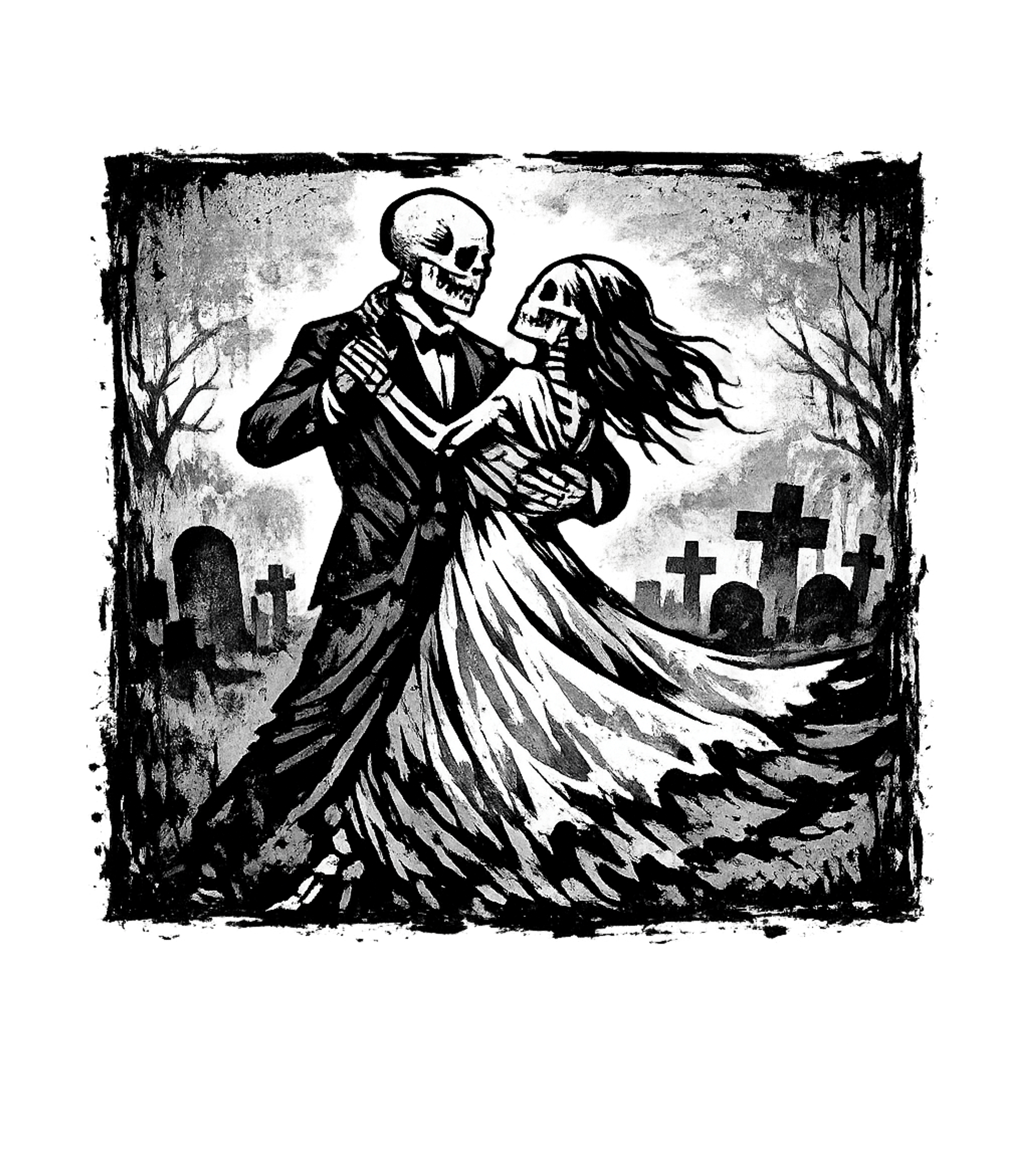 Eternal Dance Macabre halloween Tank Top featuring Embrace the eerie romance with this striking black and white – designed by Geoff Brown @ SunFrog Eternal Dance Macabre halloween Tank Top featuring Embrace the eerie romance with this striking black and white – designed by Geoff Brown @ SunFrog