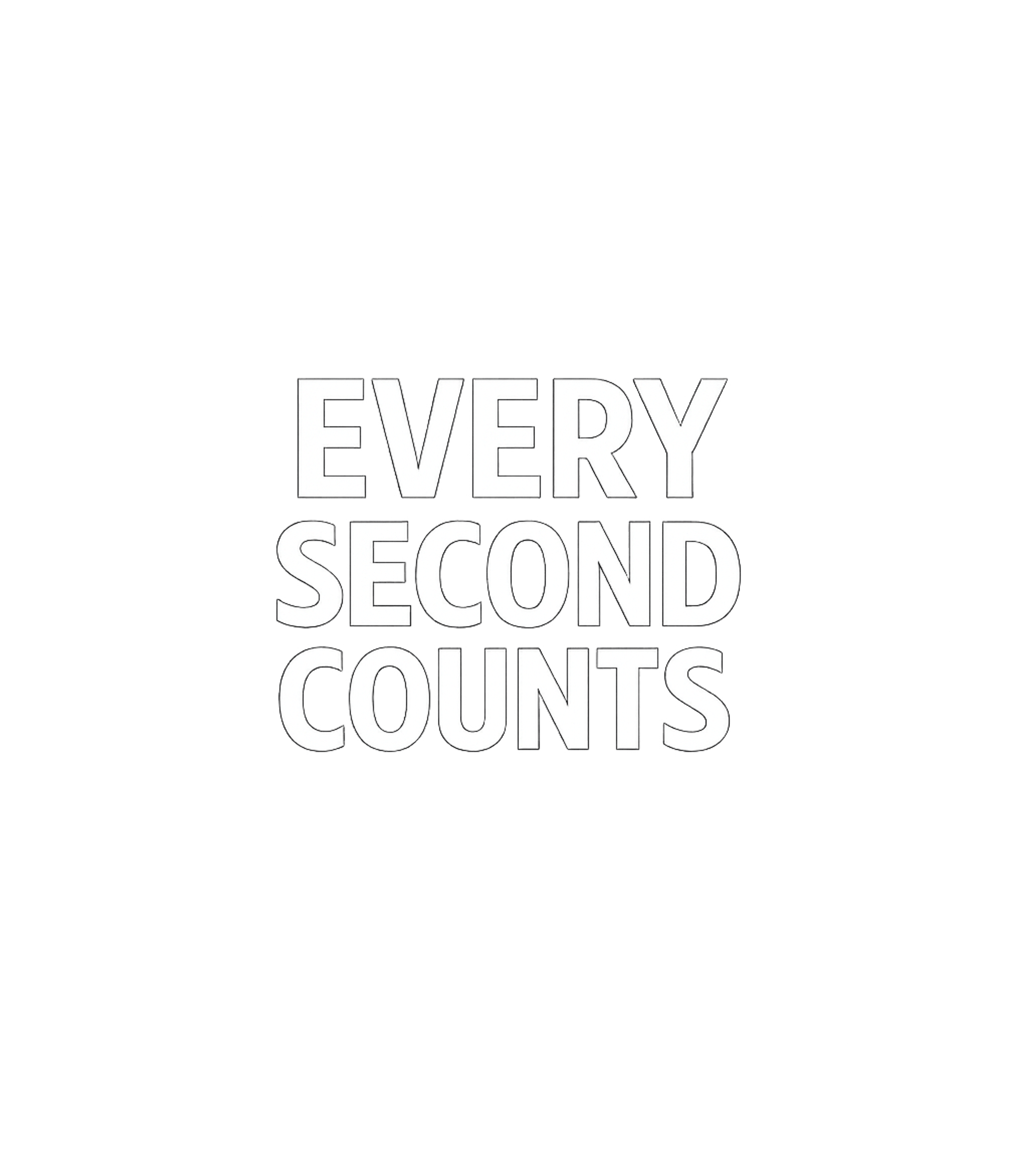Every Second Counts Inspirational Messages Premium T-Shirt featuring A powerful and minimalist design featuring the impactful phr – designed by Geoff Brown @ SunFrog Every Second Counts Inspirational Messages Premium T-Shirt featuring A powerful and minimalist design featuring the impactful phr – designed by Geoff Brown @ SunFrog