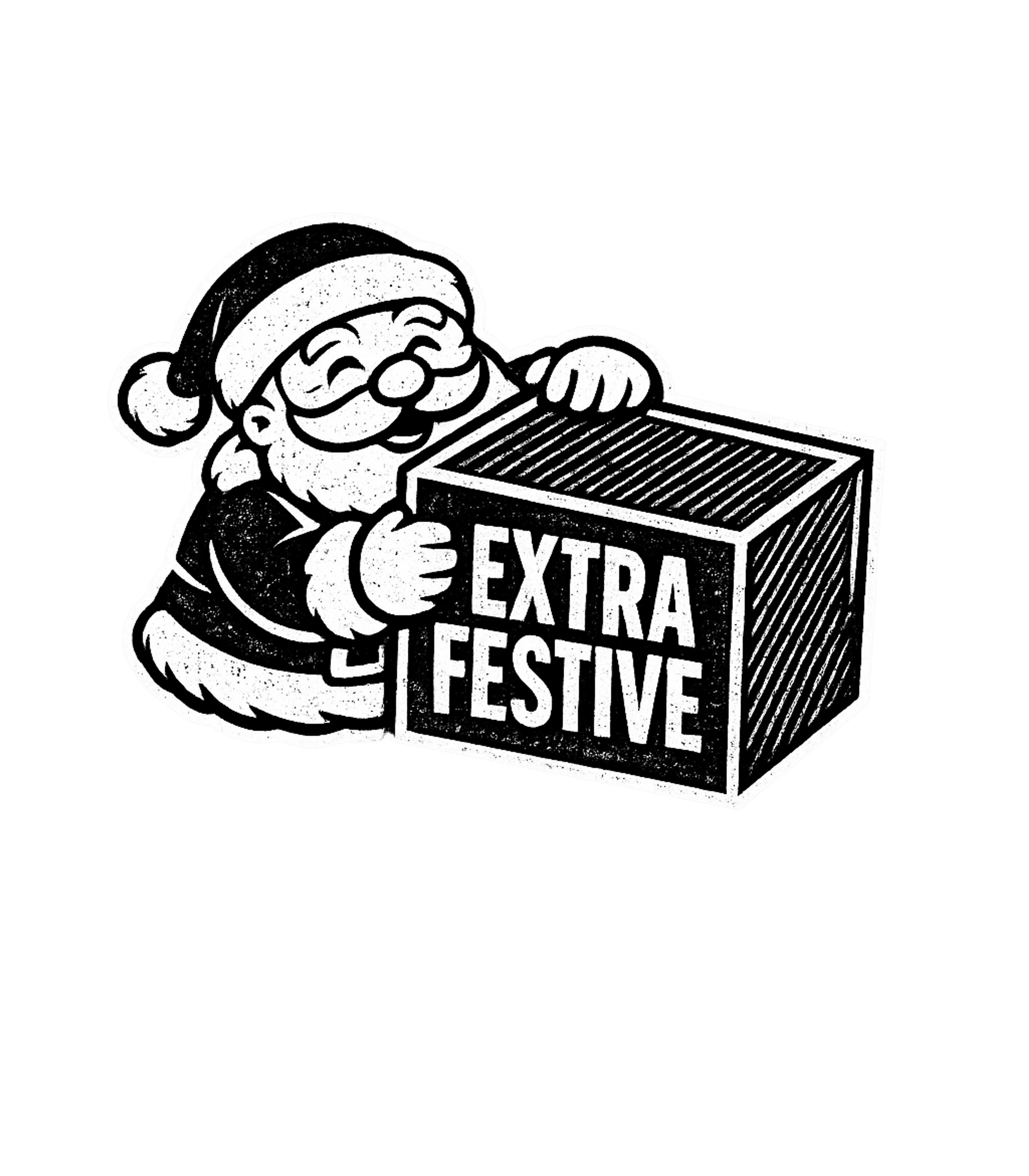 Extra Festive Santa Dad Jokes Sticker featuring Embrace the holiday spirit with this cheerful Santa Claus gr – designed by Geoff Brown @ SunFrog Extra Festive Santa Dad Jokes Sticker featuring Embrace the holiday spirit with this cheerful Santa Claus gr – designed by Geoff Brown @ SunFrog