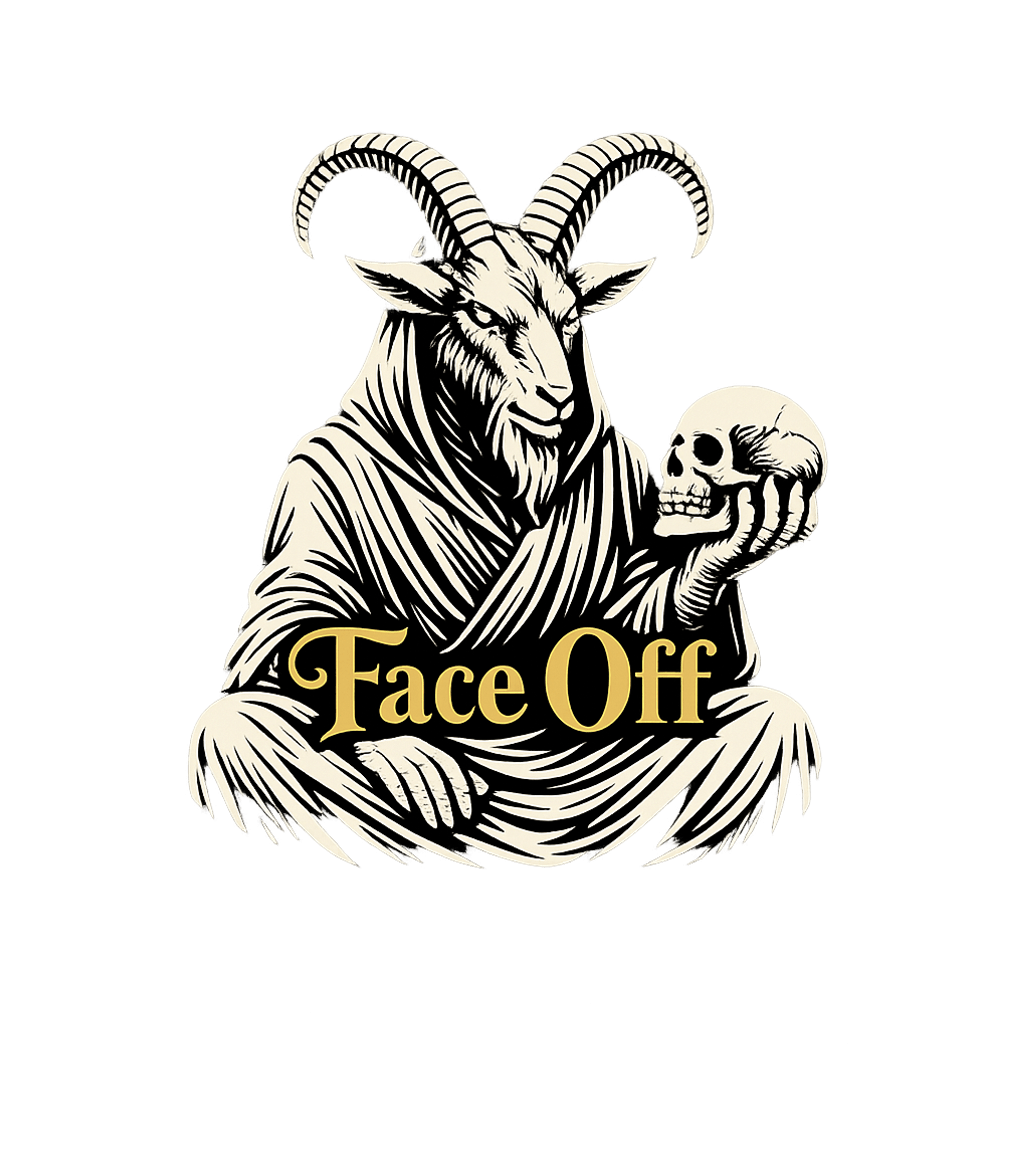 Face Off Goat Skull halloween Premium T-Shirt featuring Embrace the dark and mysterious with this striking graphic f – designed by Geoff Brown @ SunFrog Face Off Goat Skull halloween Premium T-Shirt featuring Embrace the dark and mysterious with this striking graphic f – designed by Geoff Brown @ SunFrog