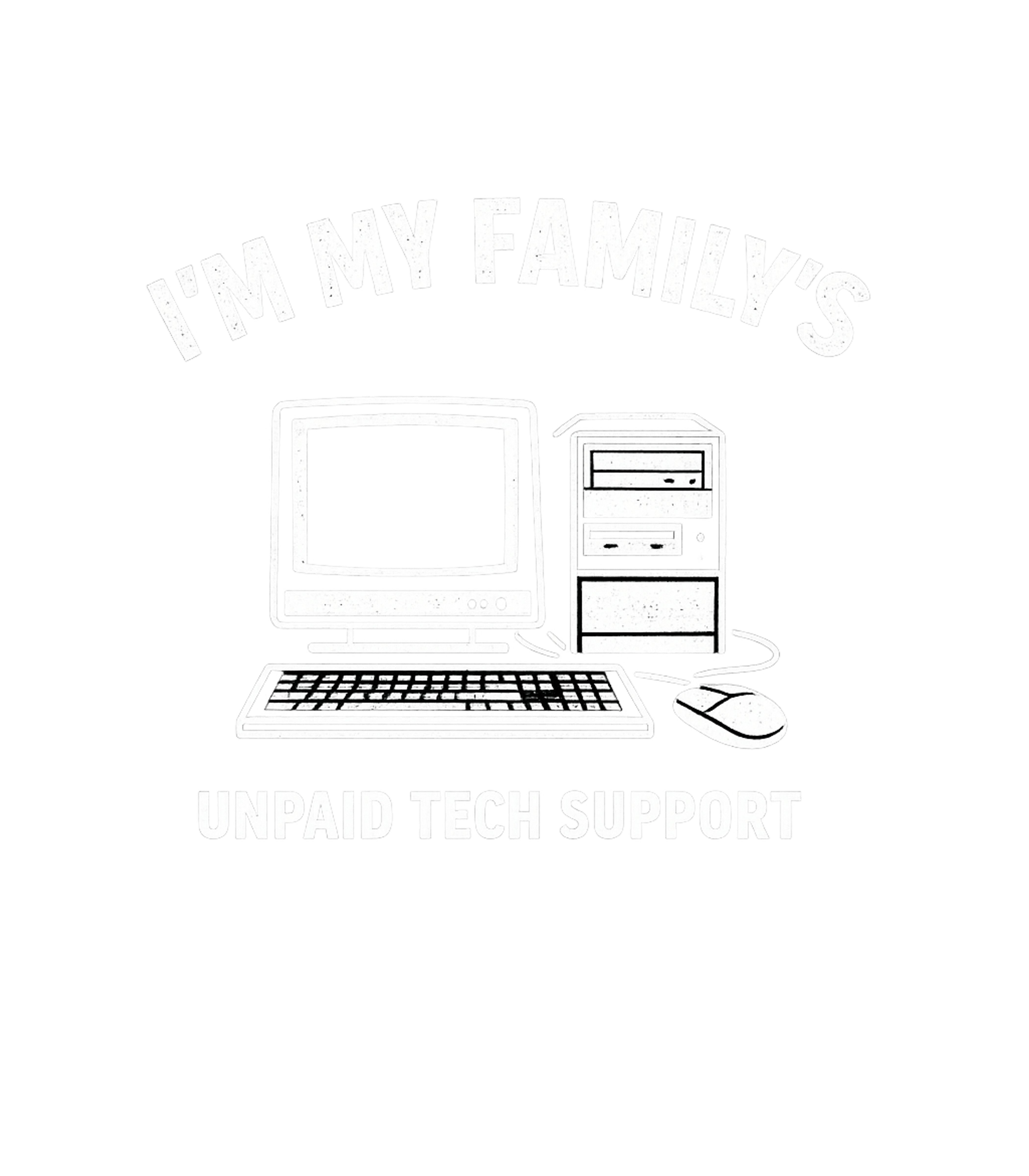 Family's Unpaid Tech Support Work / Office Humor Premium T-Shirt featuring This humorous graphic tee celebrates the unsung heroes who k – designed by Geoff Brown @ SunFrog Family's Unpaid Tech Support Work / Office Humor Premium T-Shirt featuring This humorous graphic tee celebrates the unsung heroes who k – designed by Geoff Brown @ SunFrog