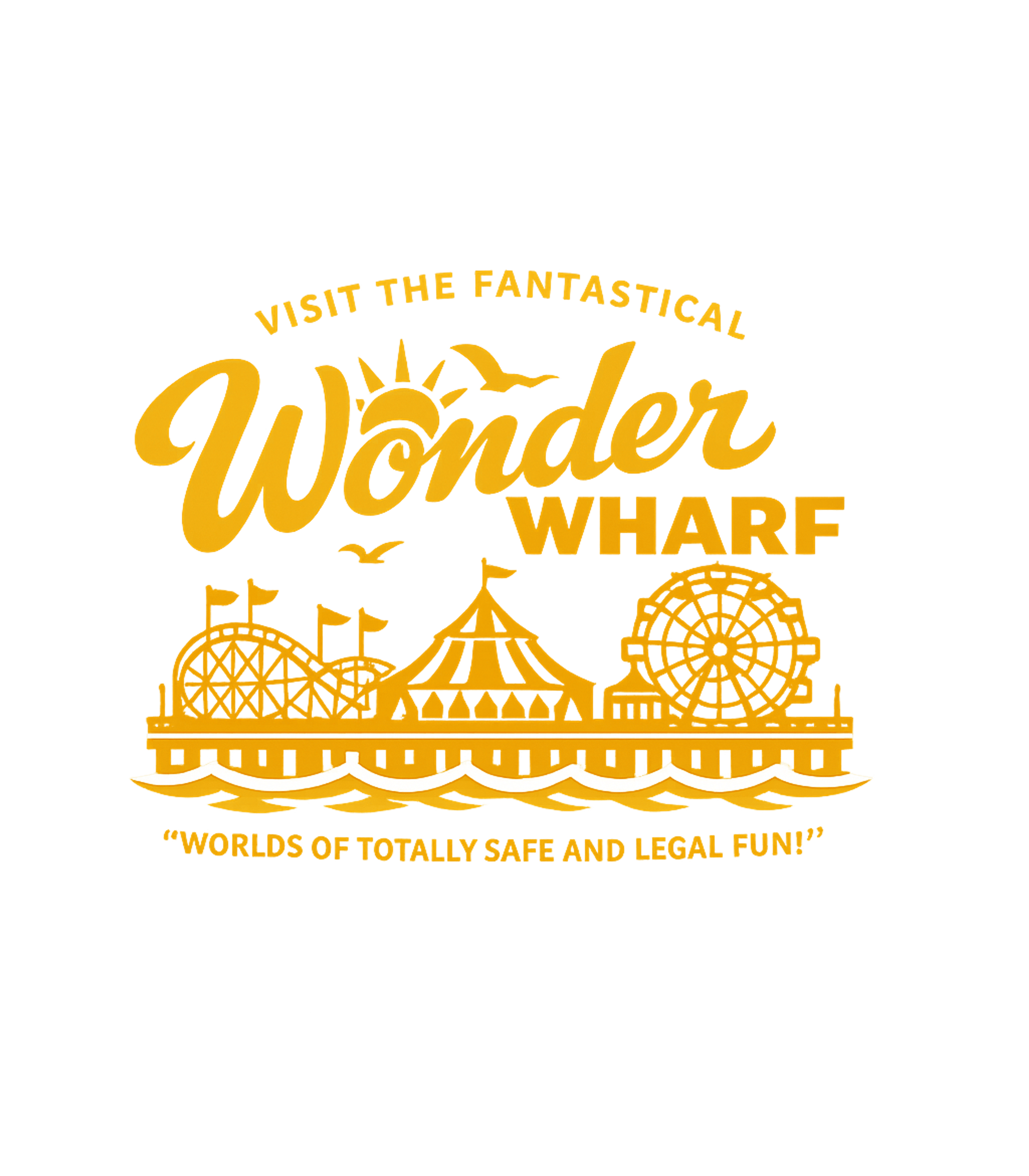 Fantastical Wonder Wharf Fun Travel Hooded Sweatshirt featuring Step into nostalgia with this retro Wonder Wharf design, fea – designed by Geoff Brown @ SunFrog Fantastical Wonder Wharf Fun Travel Hooded Sweatshirt featuring Step into nostalgia with this retro Wonder Wharf design, fea – designed by Geoff Brown @ SunFrog