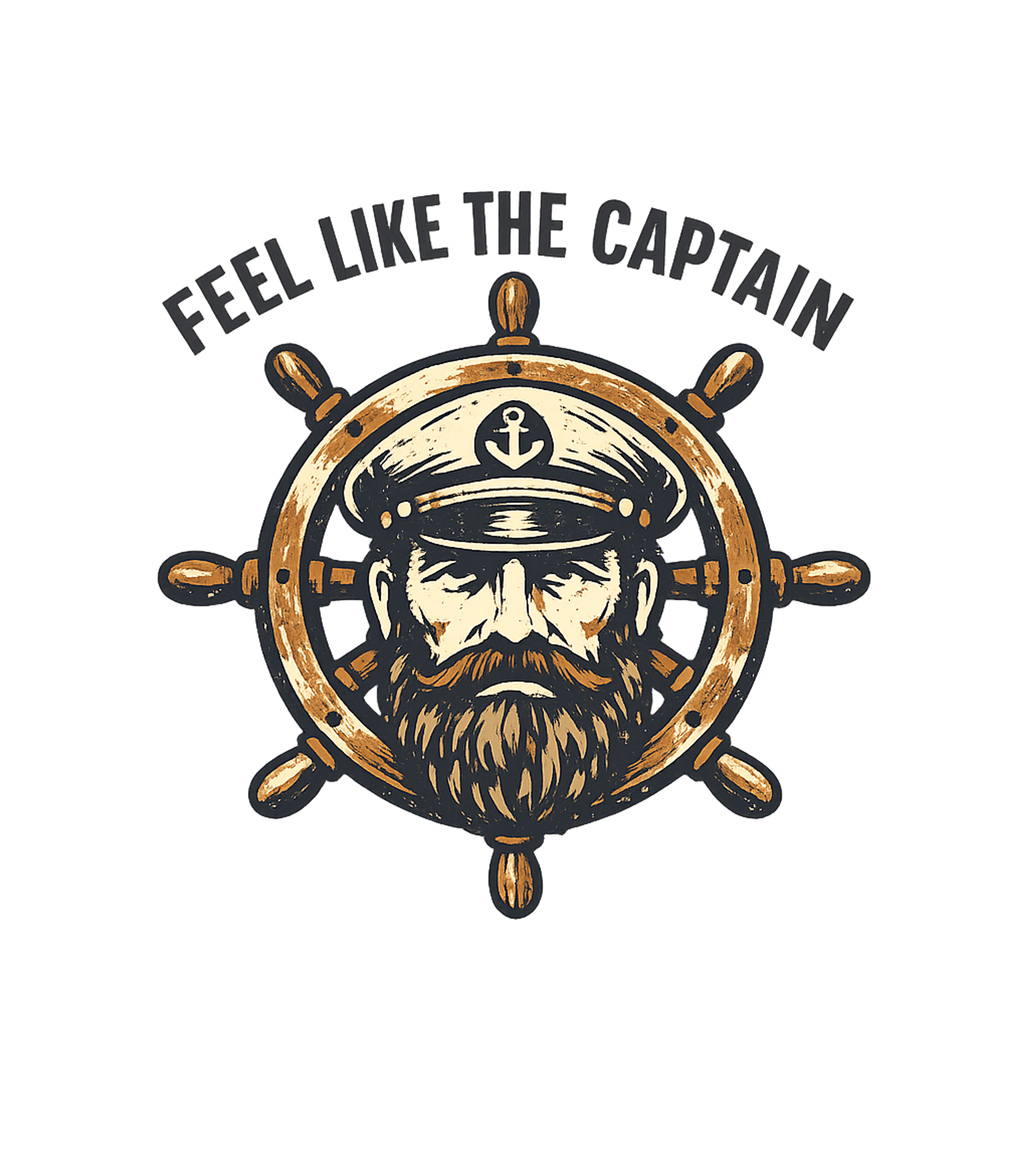 Feel Like The Captain Boating Premium T-Shirt featuring Embrace your inner leader with this vintage-style captain de – designed by Geoff Brown @ SunFrog Feel Like The Captain Boating Premium T-Shirt featuring Embrace your inner leader with this vintage-style captain de – designed by Geoff Brown @ SunFrog