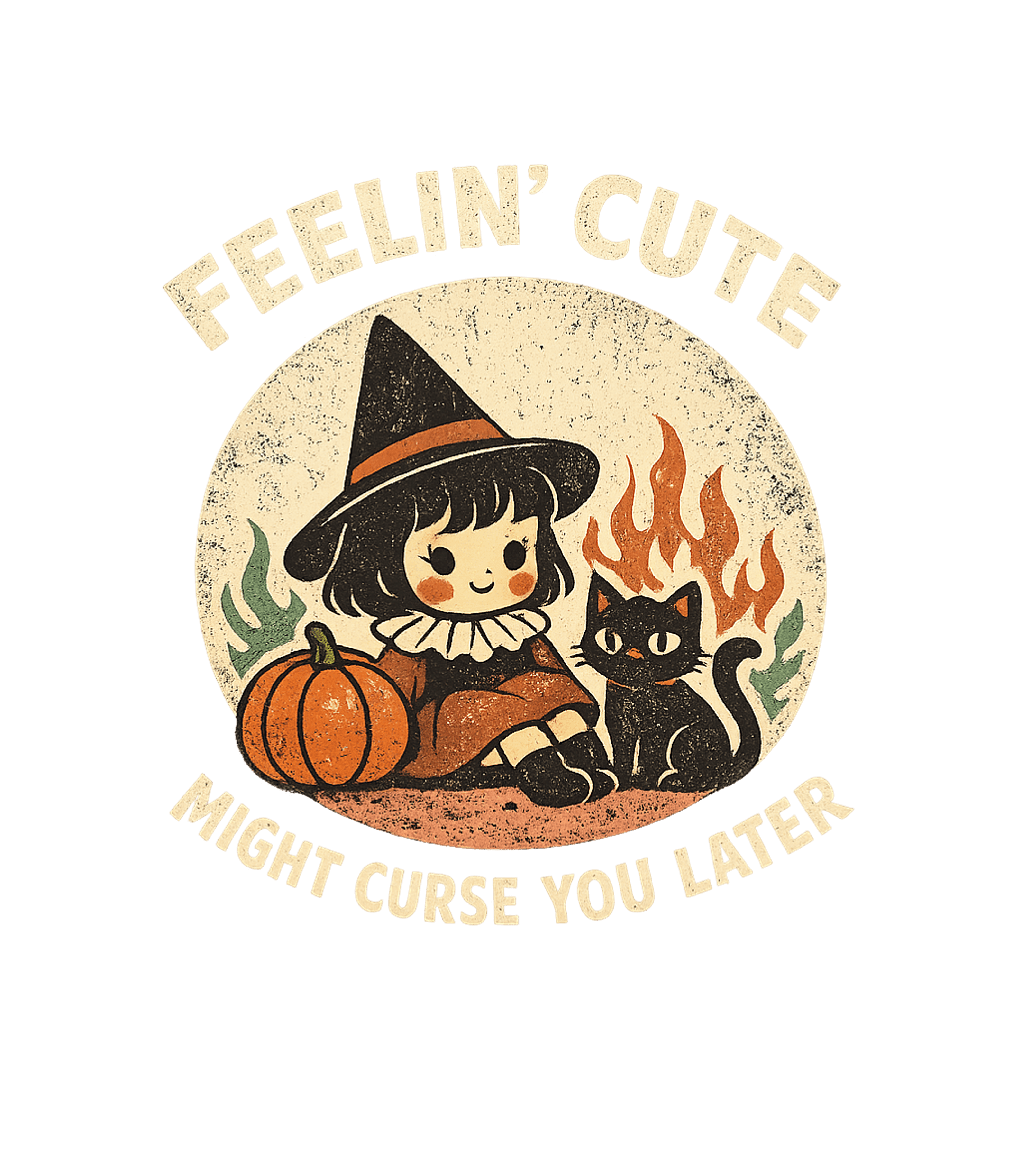 Feelin' Cute Curse Later halloween Premium T-Shirt featuring Embrace your mischievous side with this retro-style design f – designed by Geoff Brown @ SunFrog Feelin' Cute Curse Later halloween Premium T-Shirt featuring Embrace your mischievous side with this retro-style design f – designed by Geoff Brown @ SunFrog