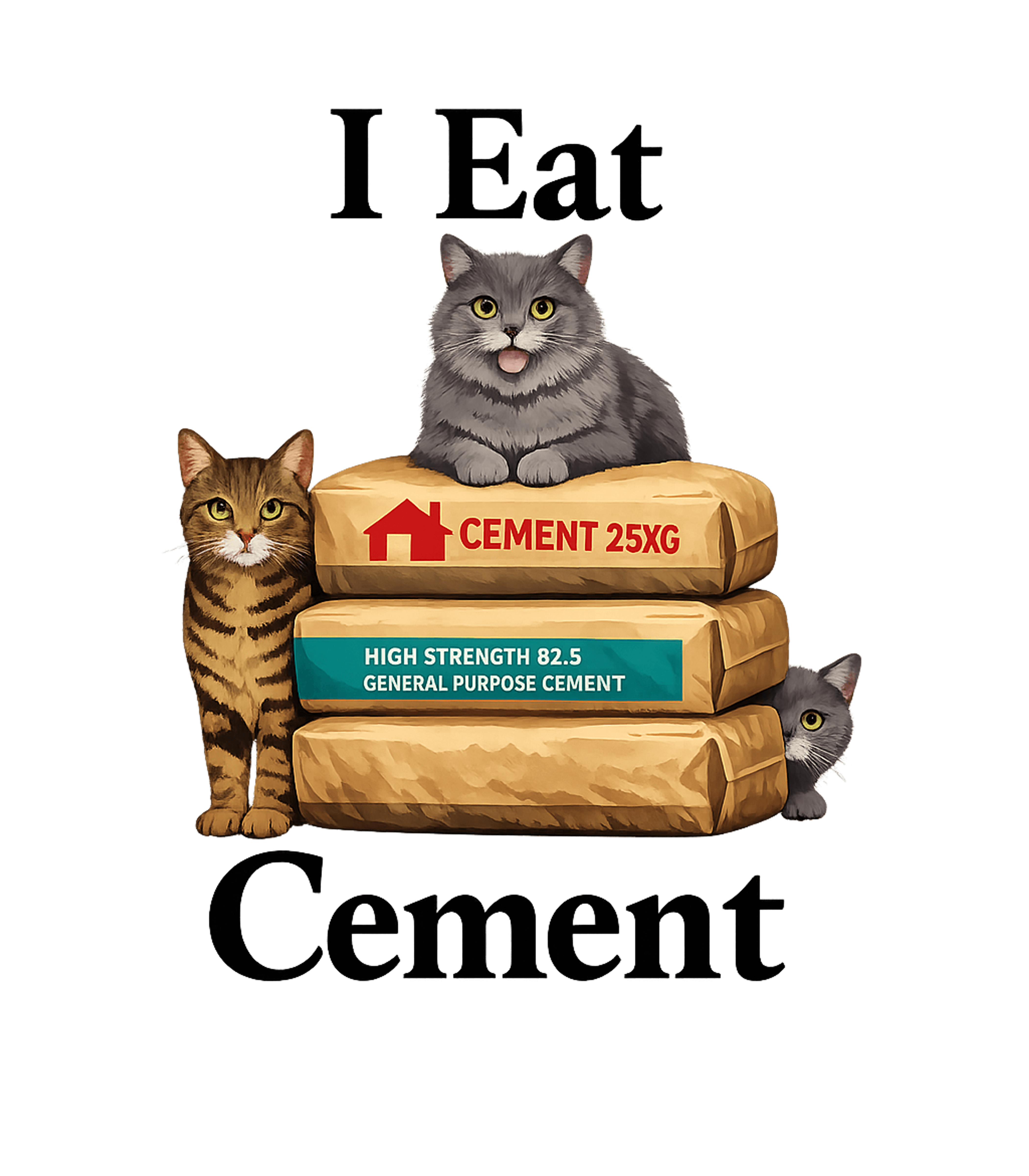 Feline Cement Crew Cats Premium T-Shirt featuring This adorable t-shirt features a playful scene of charming c – designed by Geoff Brown @ SunFrog Feline Cement Crew Cats Premium T-Shirt featuring This adorable t-shirt features a playful scene of charming c – designed by Geoff Brown @ SunFrog