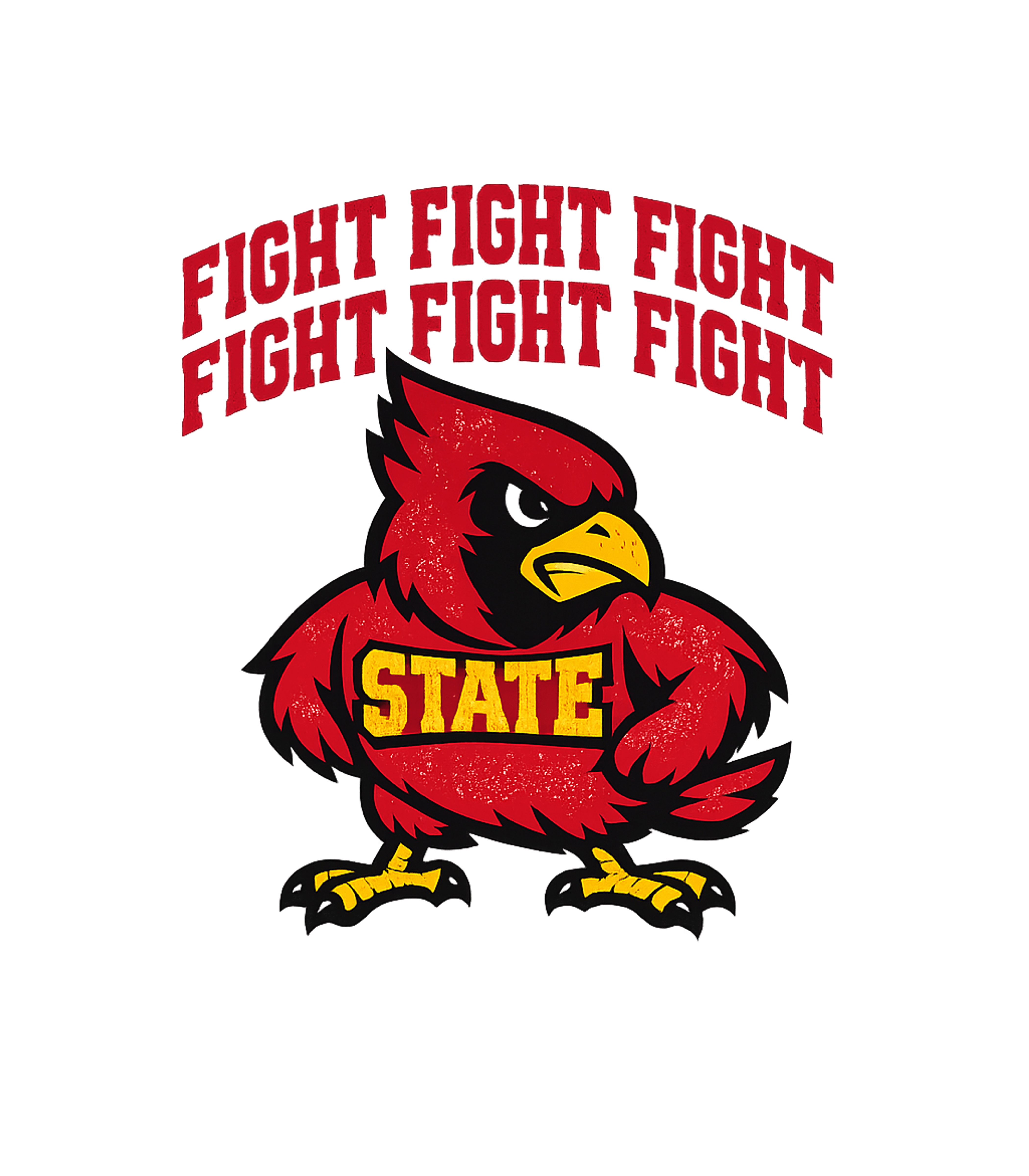 Fight Fight State Cardinal Football Hooded Sweatshirt featuring Unleash your team spirit with this fierce cardinal mascot, b – designed by Geoff Brown @ SunFrog Fight Fight State Cardinal Football Hooded Sweatshirt featuring Unleash your team spirit with this fierce cardinal mascot, b – designed by Geoff Brown @ SunFrog