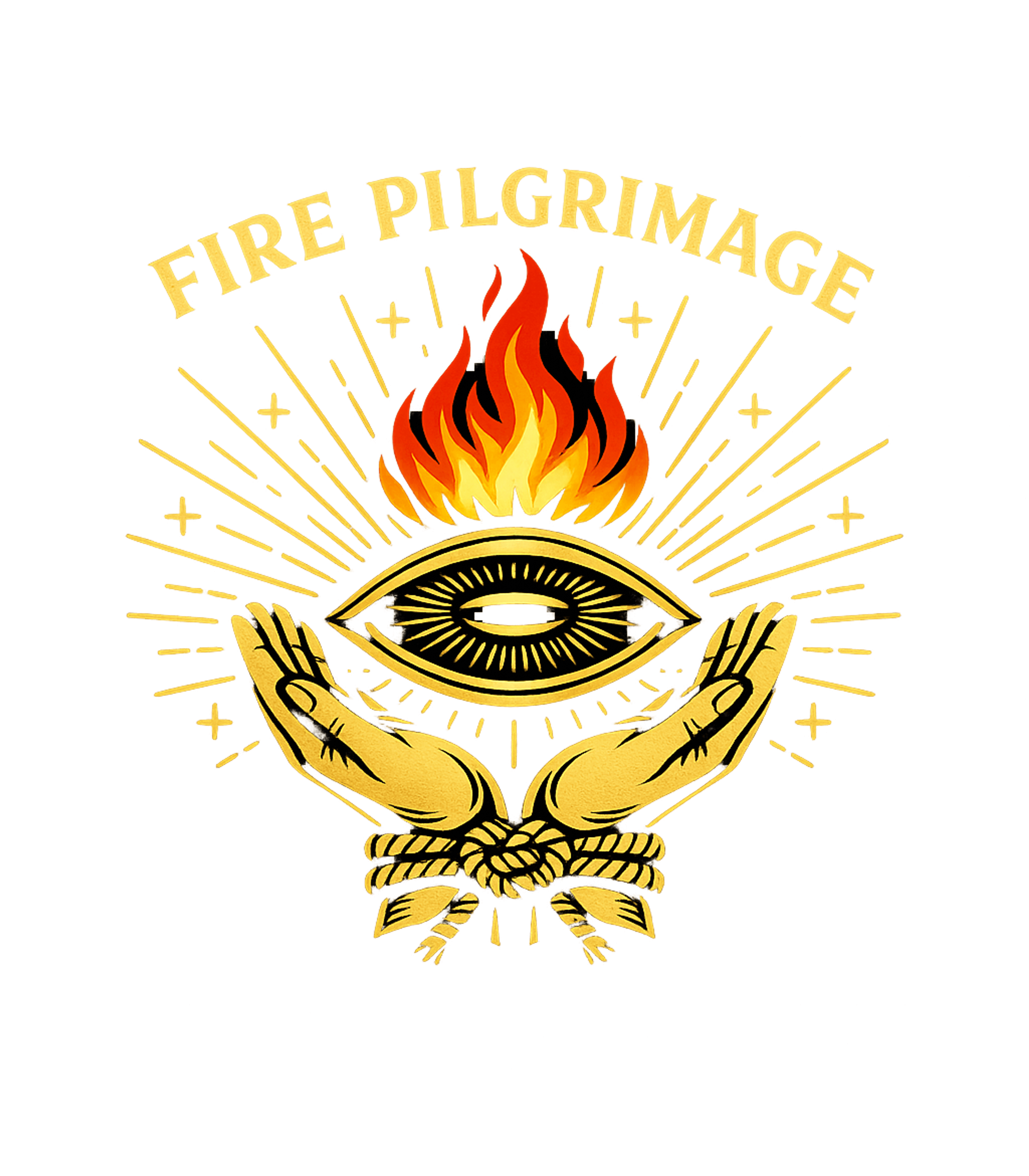 Fire Pilgrimage Symbol Inspirational Messages Crewneck Sweatshirt featuring This striking graphic features an all-seeing eye cradled by – designed by Geoff Brown @ SunFrog Fire Pilgrimage Symbol Inspirational Messages Crewneck Sweatshirt featuring This striking graphic features an all-seeing eye cradled by – designed by Geoff Brown @ SunFrog