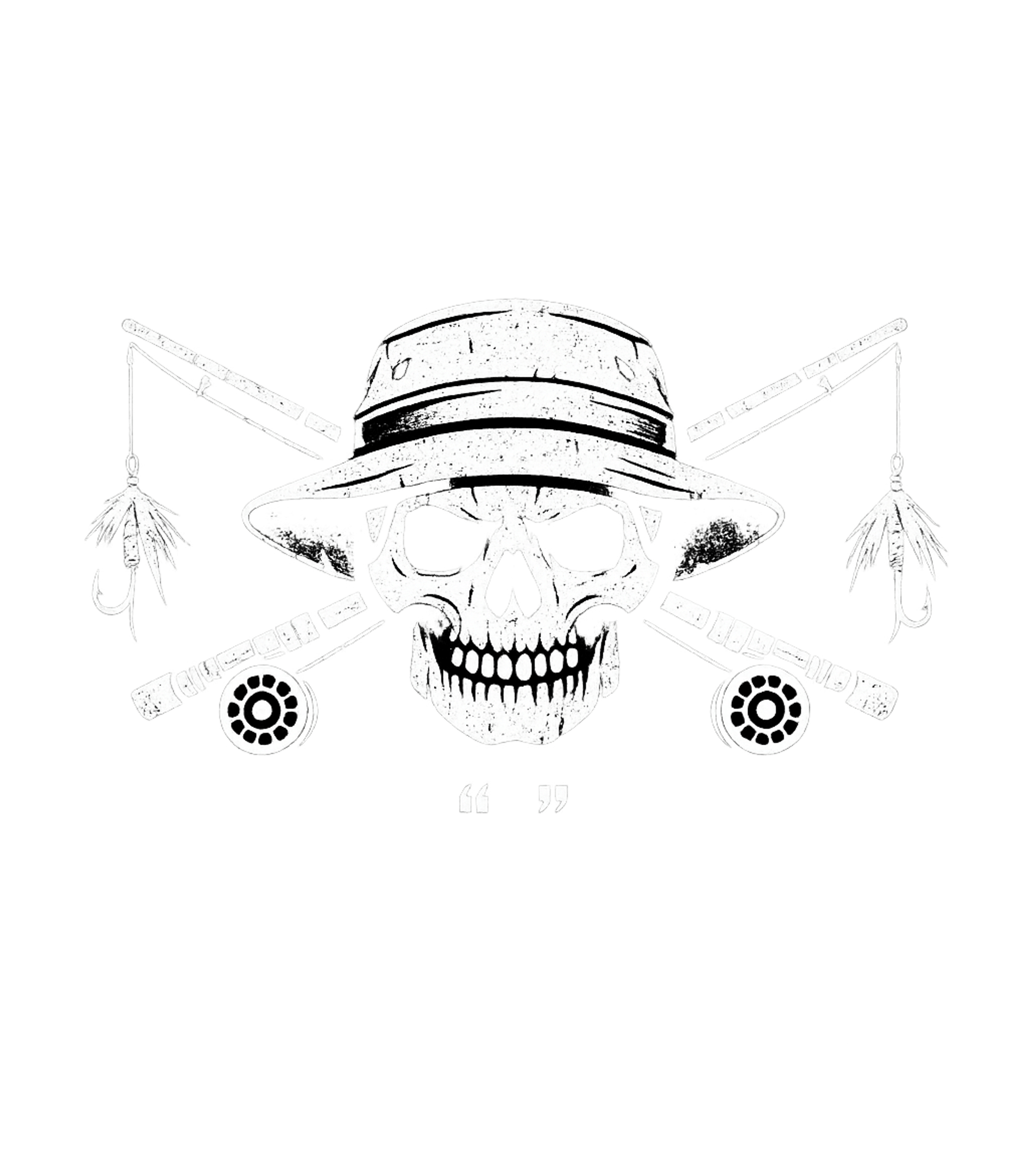 Fishing Skull Angler Fishing Premium T-Shirt featuring This rugged graphic features a skull in a fishing hat with c – designed by Geoff Brown @ SunFrog Fishing Skull Angler Fishing Premium T-Shirt featuring This rugged graphic features a skull in a fishing hat with c – designed by Geoff Brown @ SunFrog