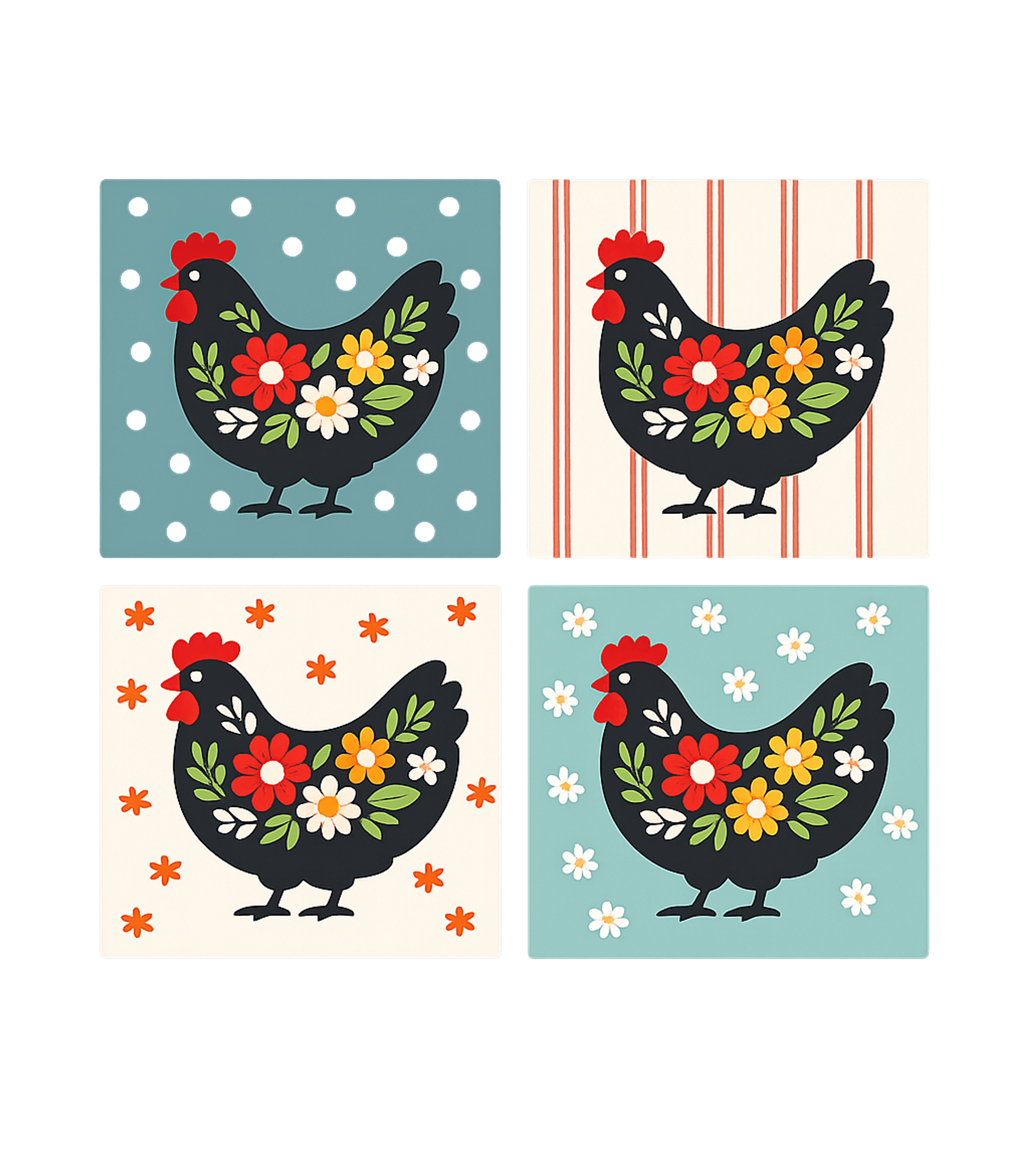 Floral Farm Hens Farm Animals Premium T-Shirt featuring This charming artwork features decorative black hens adorned – designed by Geoff Brown @ SunFrog Floral Farm Hens Farm Animals Premium T-Shirt featuring This charming artwork features decorative black hens adorned – designed by Geoff Brown @ SunFrog