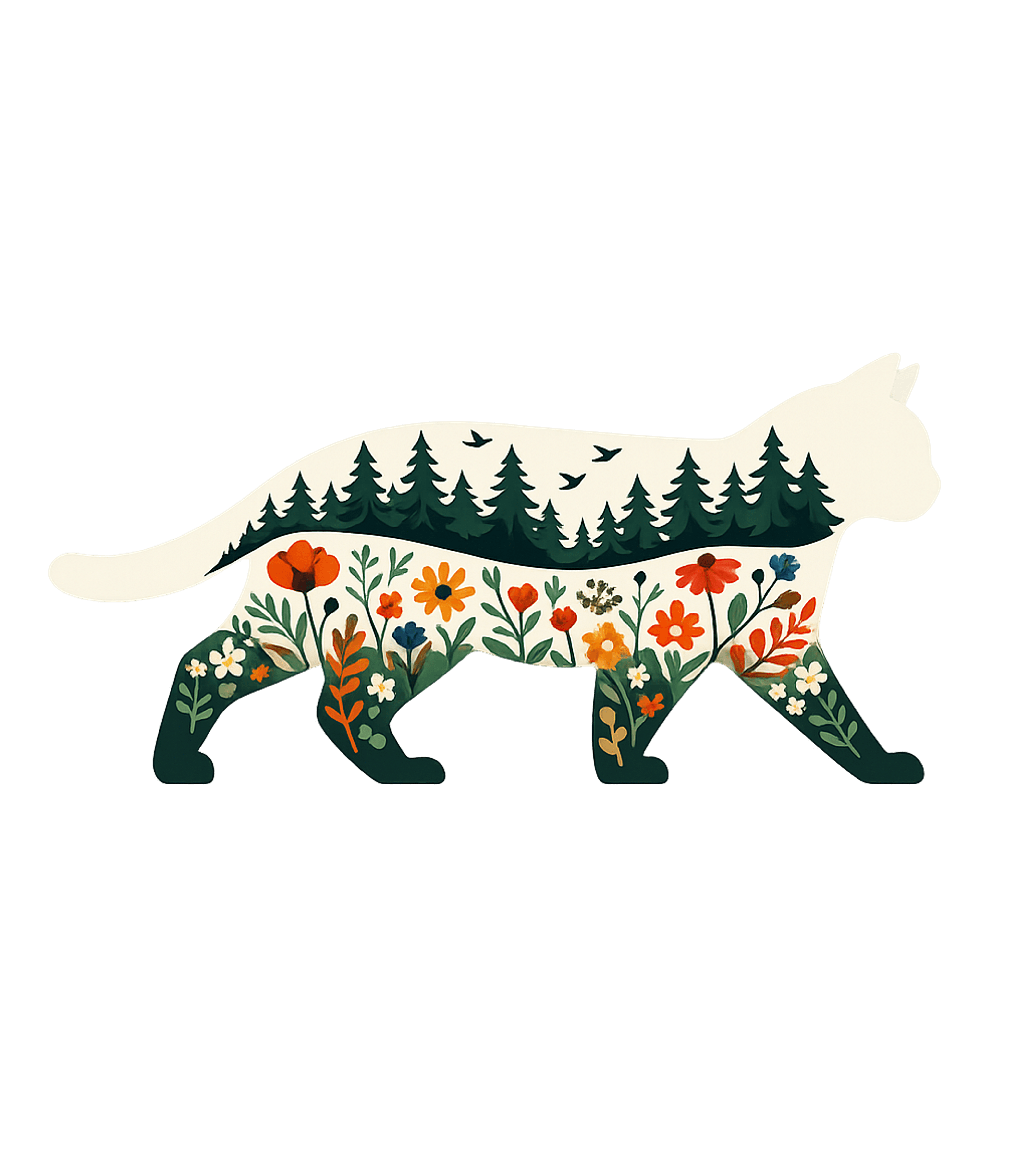 Floral Forest Cat Cats Crewneck Sweatshirt featuring Embrace the beauty of nature with this unique cat design, fe – designed by Geoff Brown @ SunFrog Floral Forest Cat Cats Crewneck Sweatshirt featuring Embrace the beauty of nature with this unique cat design, fe – designed by Geoff Brown @ SunFrog