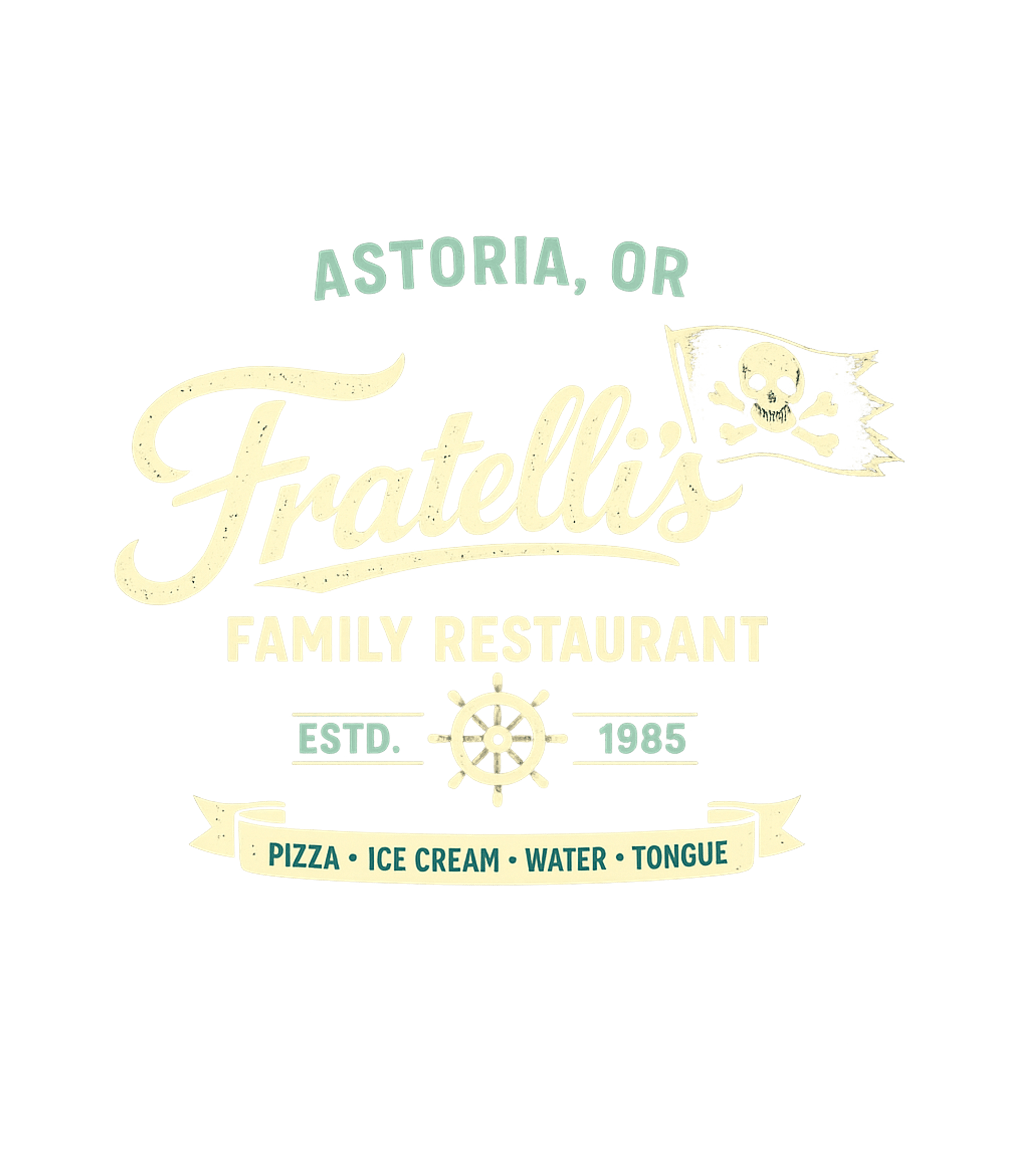 Fratelli's Astoria Restaurant Oregon Tank Top featuring Step back to the 80s with this distressed retro-style graphi – designed by Geoff Brown @ SunFrog Fratelli's Astoria Restaurant Oregon Tank Top featuring Step back to the 80s with this distressed retro-style graphi – designed by Geoff Brown @ SunFrog