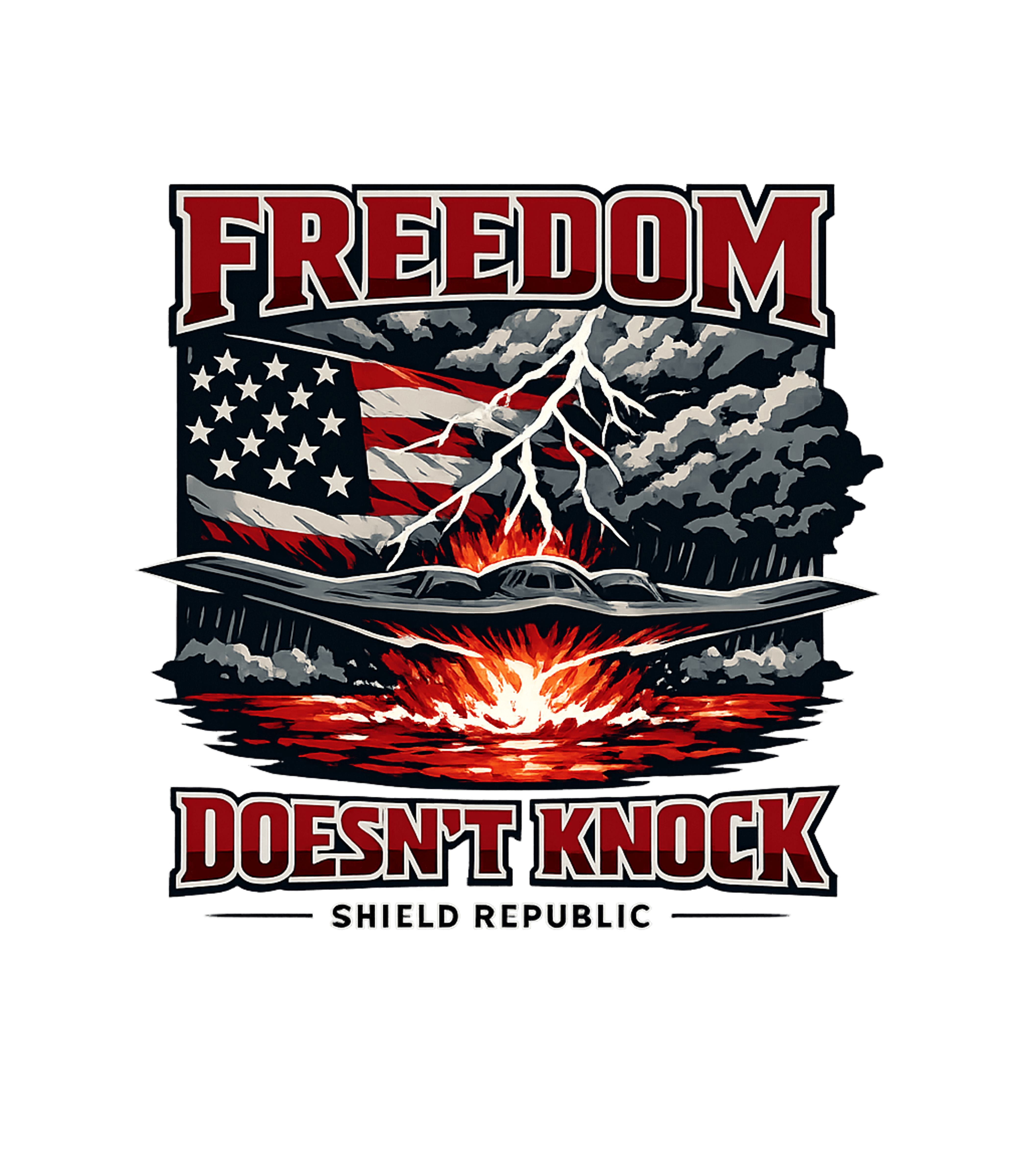 Freedom Doesn't Knock Freedom / Constitution Hooded Sweatshirt featuring Make a powerful statement with this bold graphic tee featuri – designed by Geoff Brown @ SunFrog Freedom Doesn't Knock Freedom / Constitution Hooded Sweatshirt featuring Make a powerful statement with this bold graphic tee featuri – designed by Geoff Brown @ SunFrog