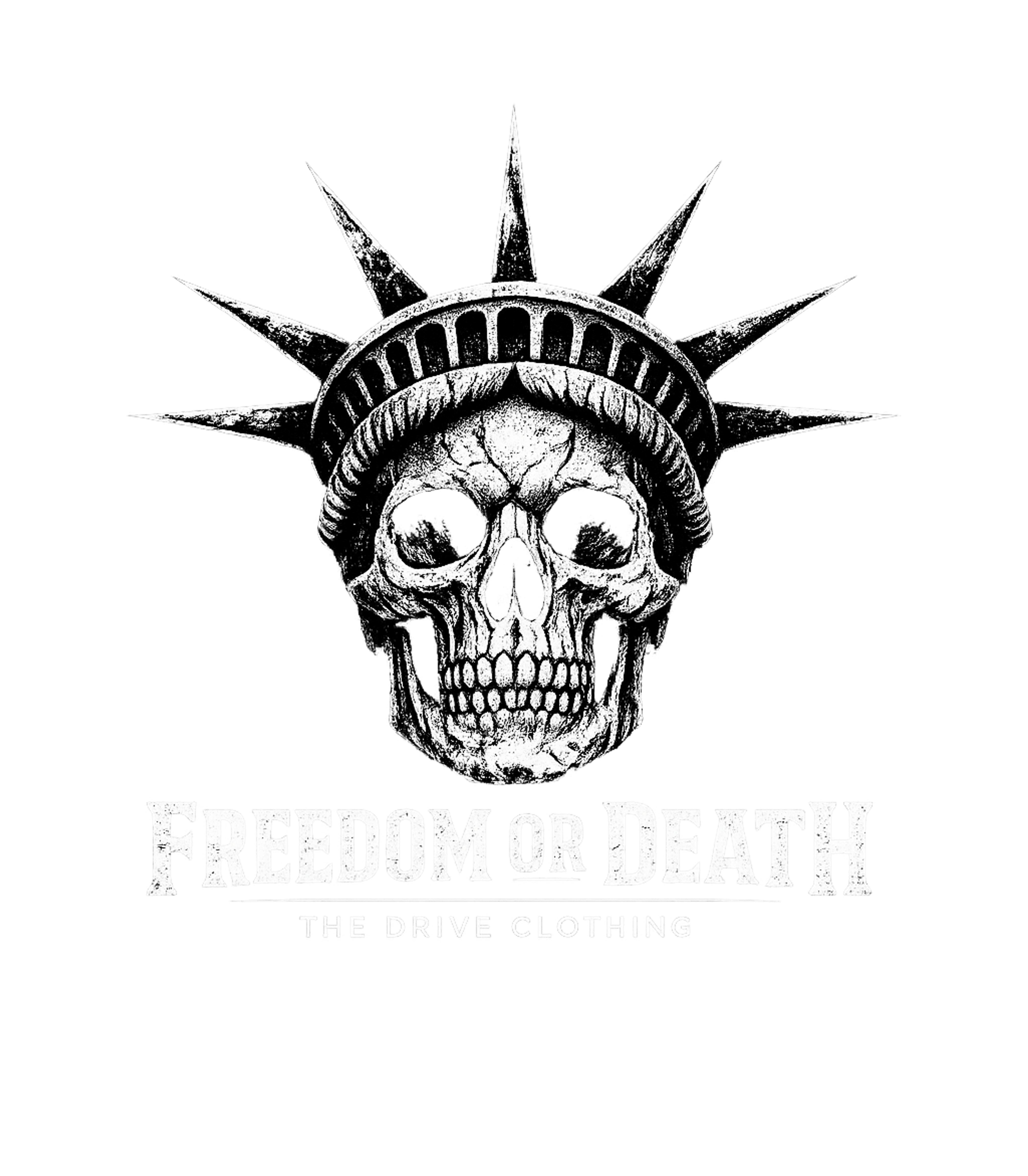 Freedom Or Death Liberty Freedom / Constitution Premium T-Shirt featuring This striking black and white design features a skull wearin – designed by Geoff Brown @ SunFrog Freedom Or Death Liberty Freedom / Constitution Premium T-Shirt featuring This striking black and white design features a skull wearin – designed by Geoff Brown @ SunFrog