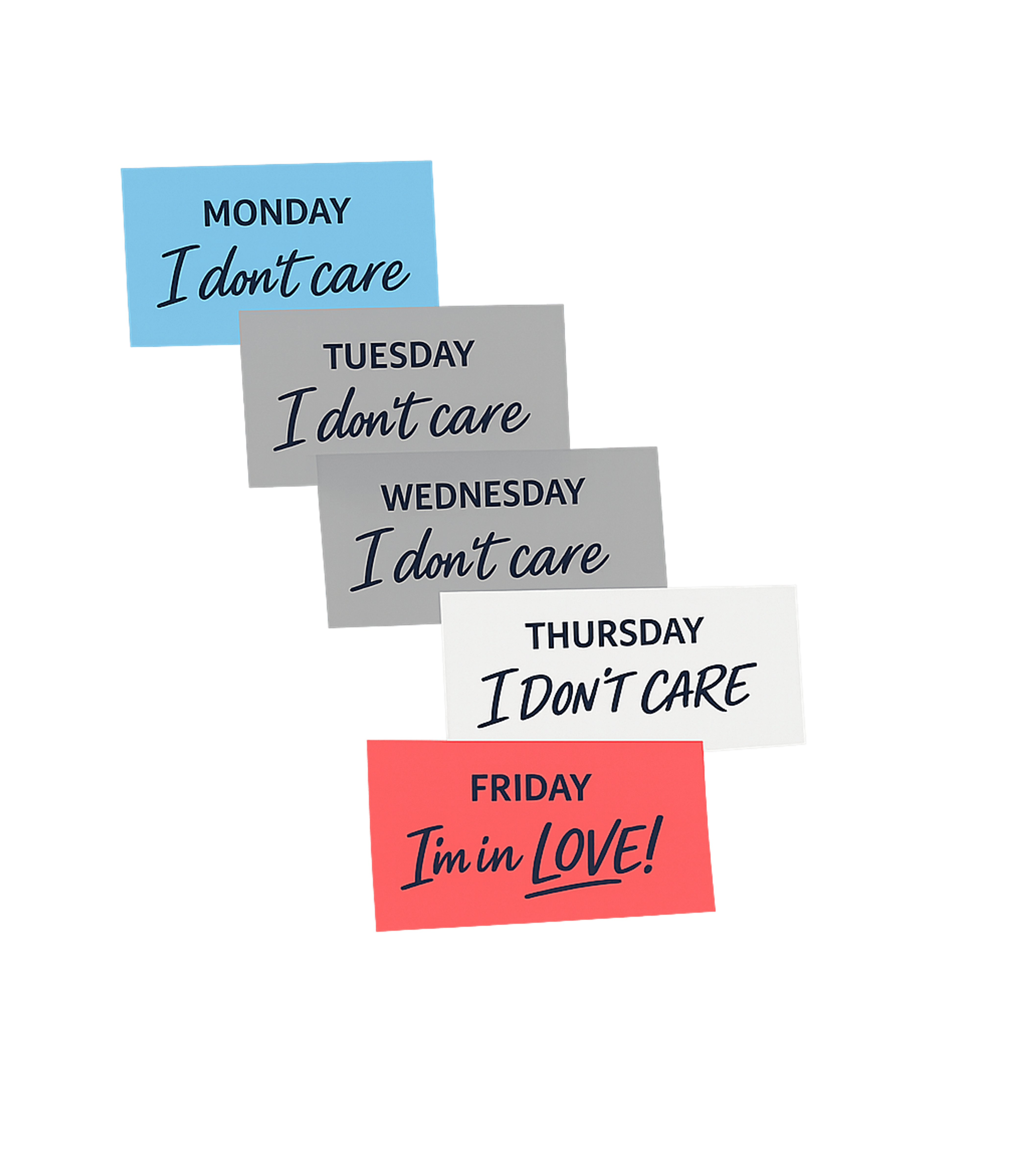 Friday I'm in Love Work / Office Humor Premium T-Shirt featuring Embrace the week's emotional rollercoaster with this humorou – designed by Geoff Brown @ SunFrog Friday I'm in Love Work / Office Humor Premium T-Shirt featuring Embrace the week's emotional rollercoaster with this humorou – designed by Geoff Brown @ SunFrog