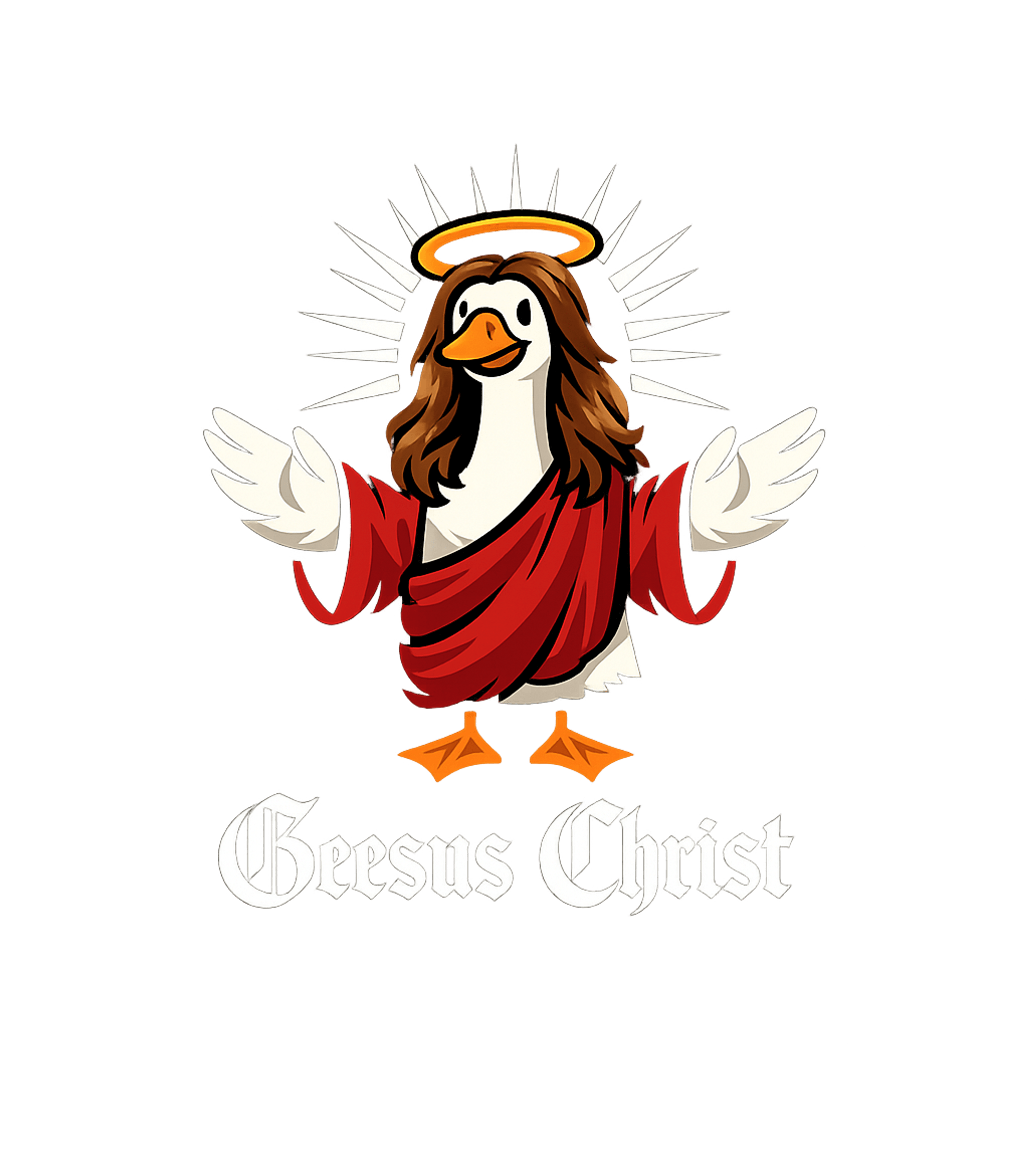 Geesus Christ Goose Pun Church Humor Premium T-Shirt featuring Embrace divine humor with this Geesus Christ goose design – designed by Geoff Brown @ SunFrog Geesus Christ Goose Pun Church Humor Premium T-Shirt featuring Embrace divine humor with this Geesus Christ goose design – designed by Geoff Brown @ SunFrog